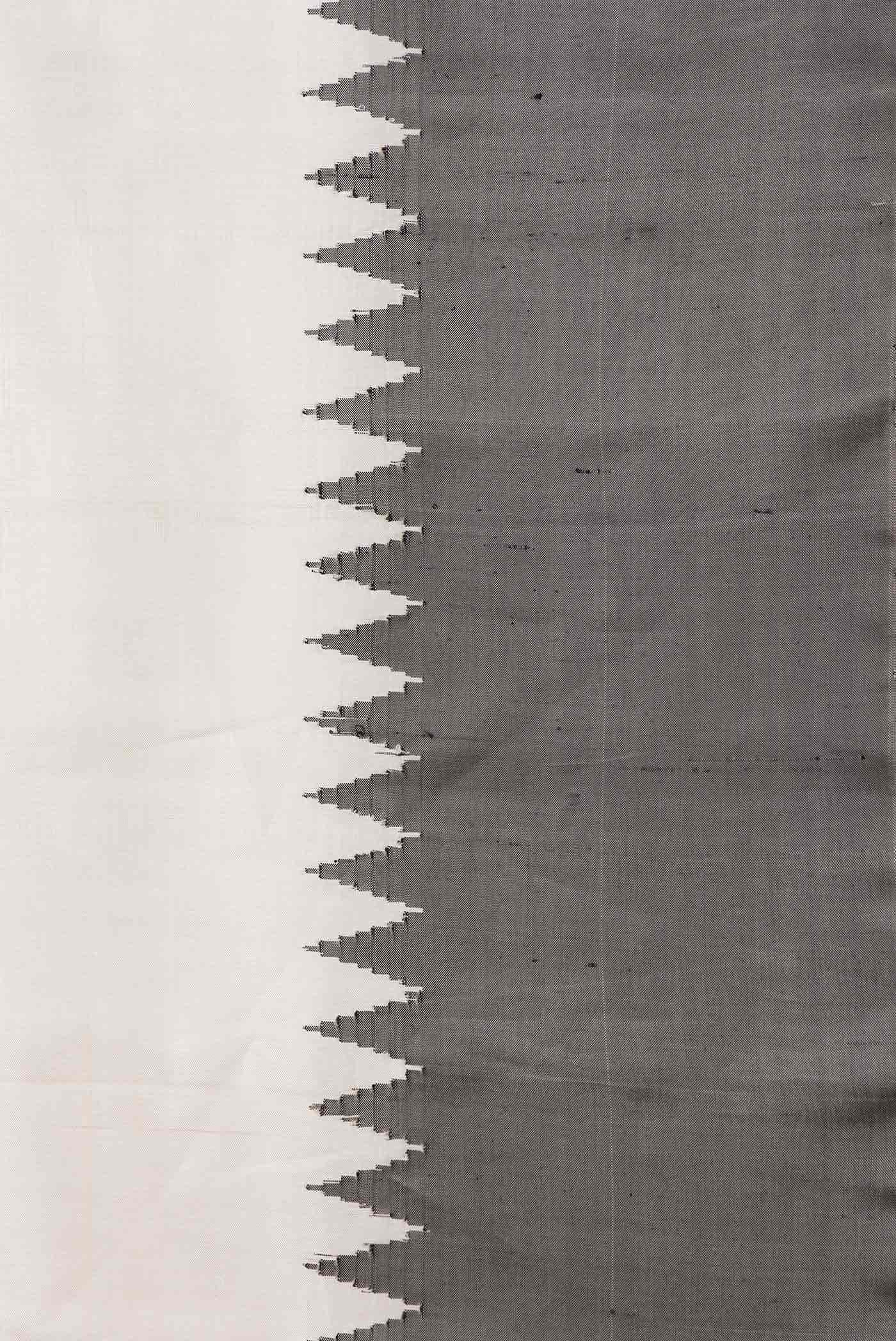 Beige Gadwal Silk Saree