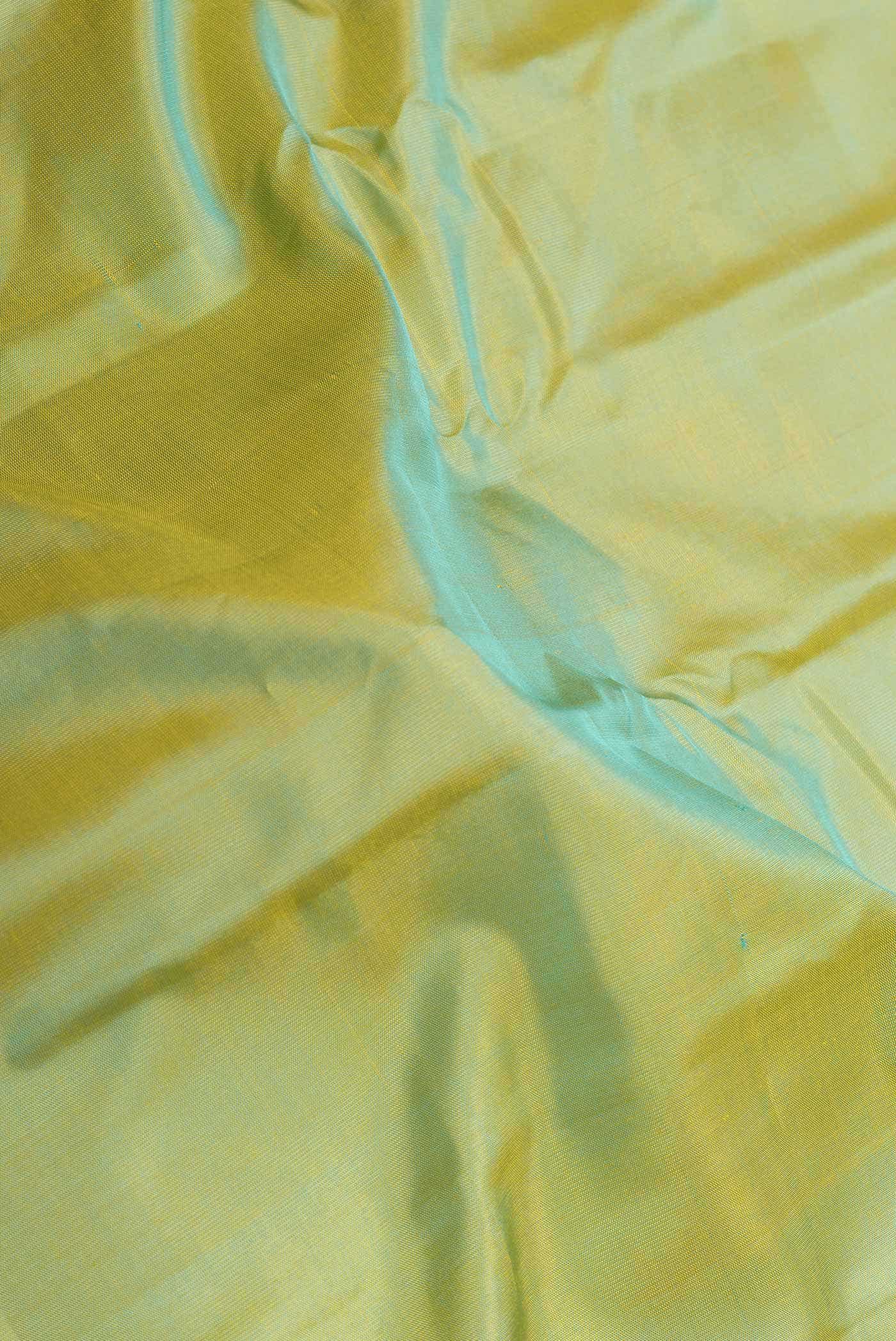 Light Green Dual Tone Gadwal Silk Saree