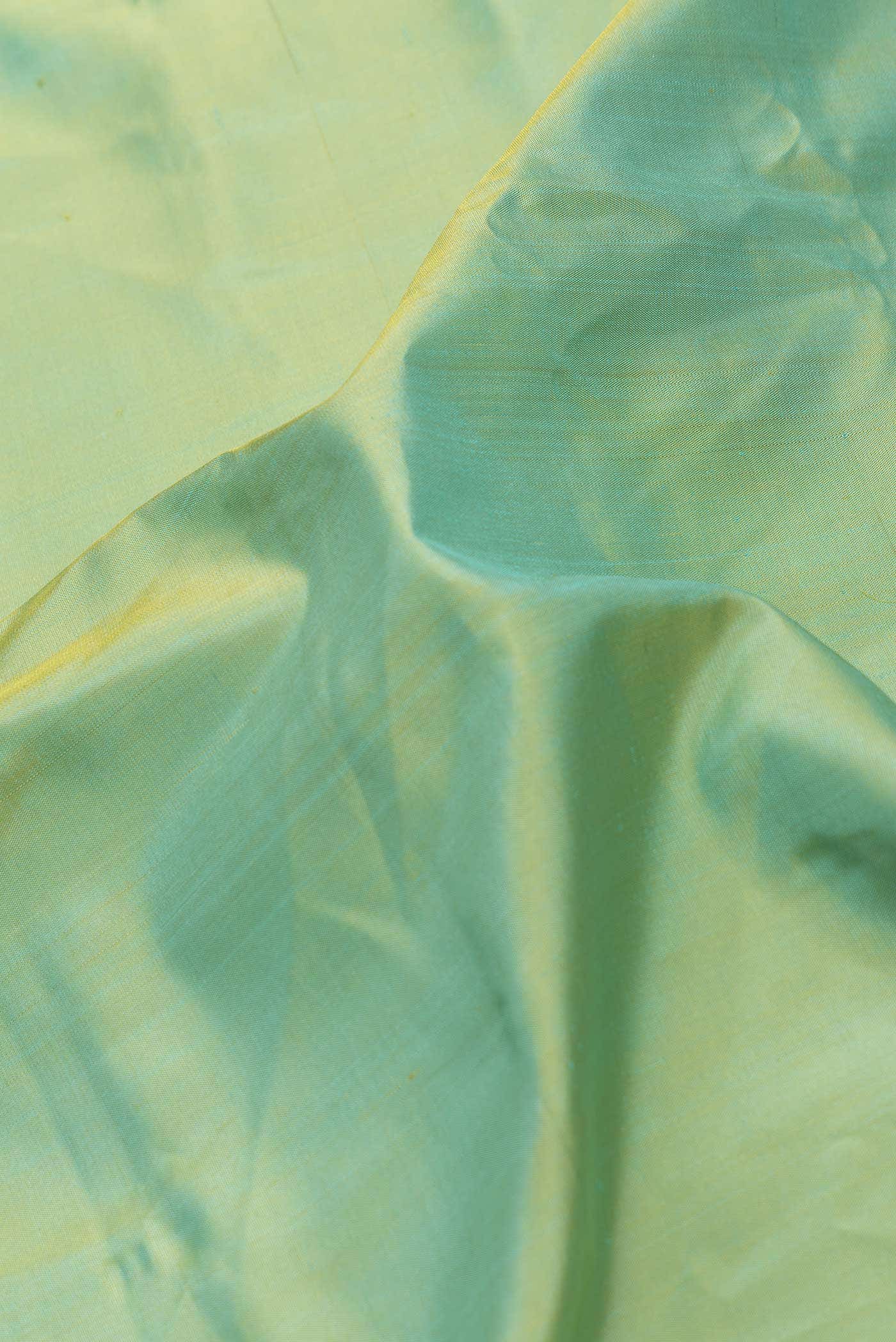 Pista Green Dual Tone Gadwal Silk Saree