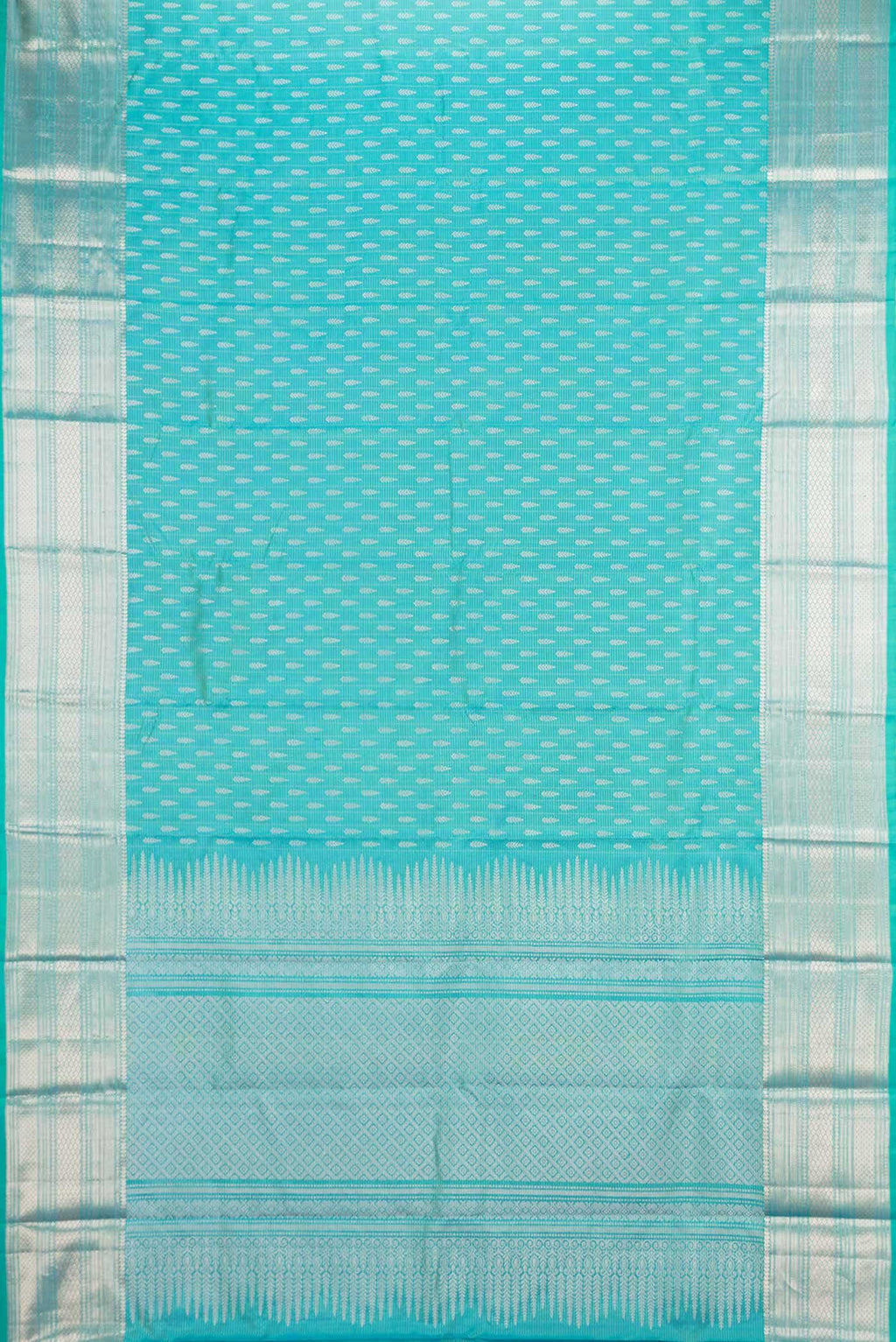 Green Dual Tone Kanchipuram Silk Saree