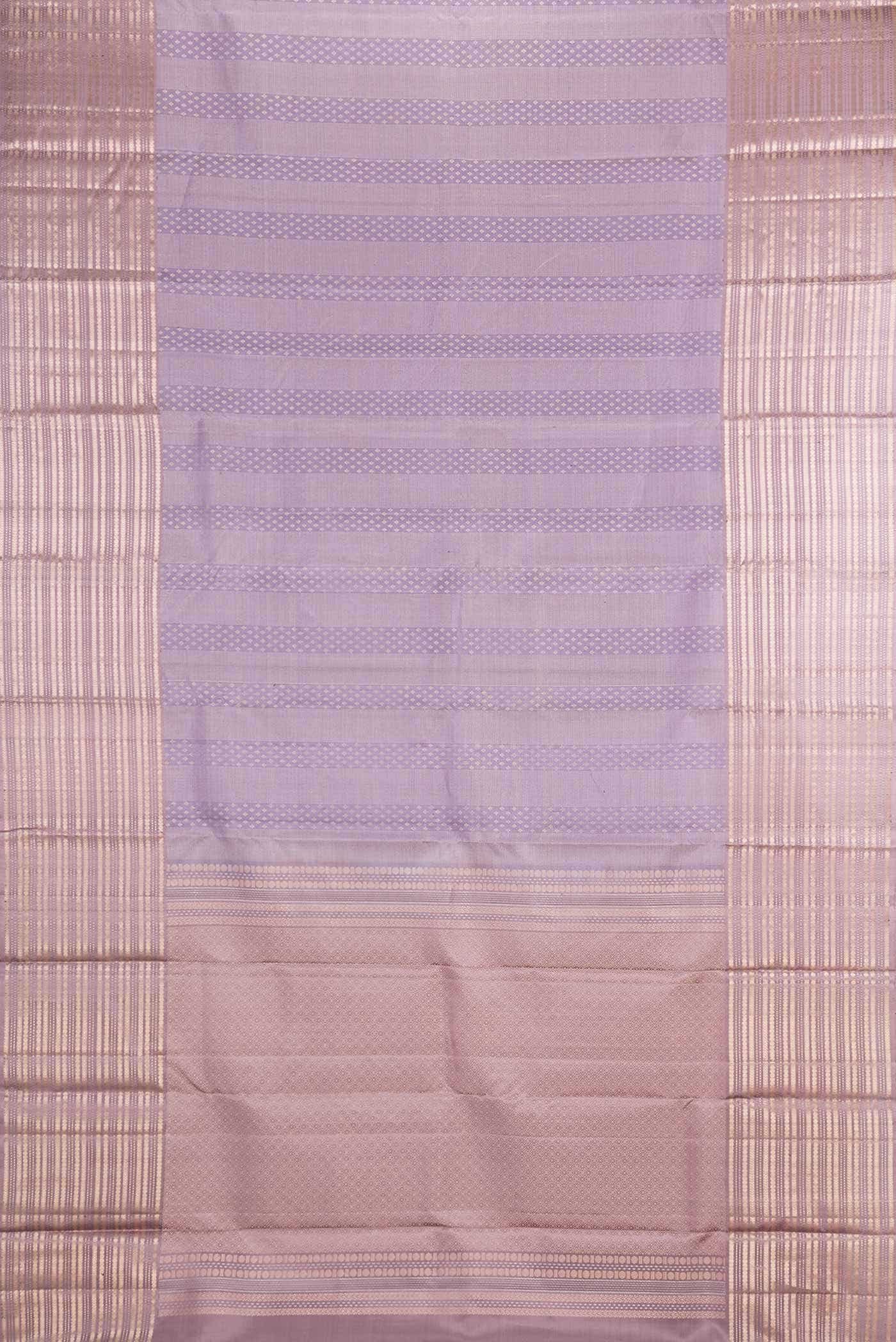 Lavender Dual Tone Kanchipuram Silk Saree