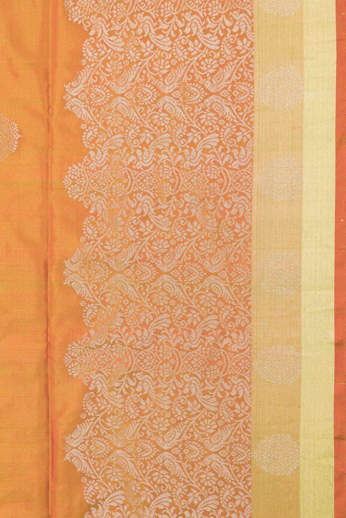 Mehandi Green Dual Tone Soft Silk Saree