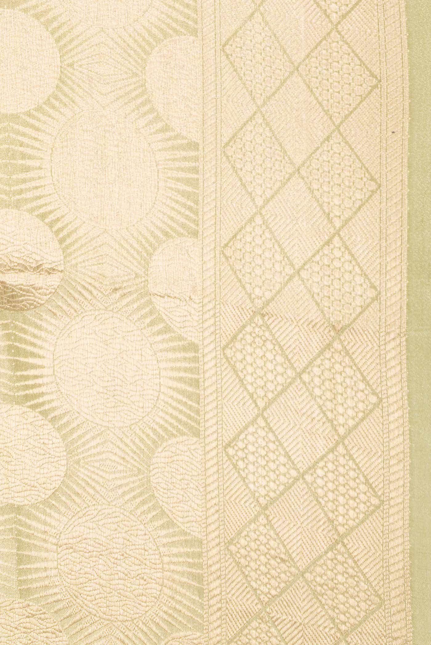 Light Green Dual Tone Banarasi Silk Saree