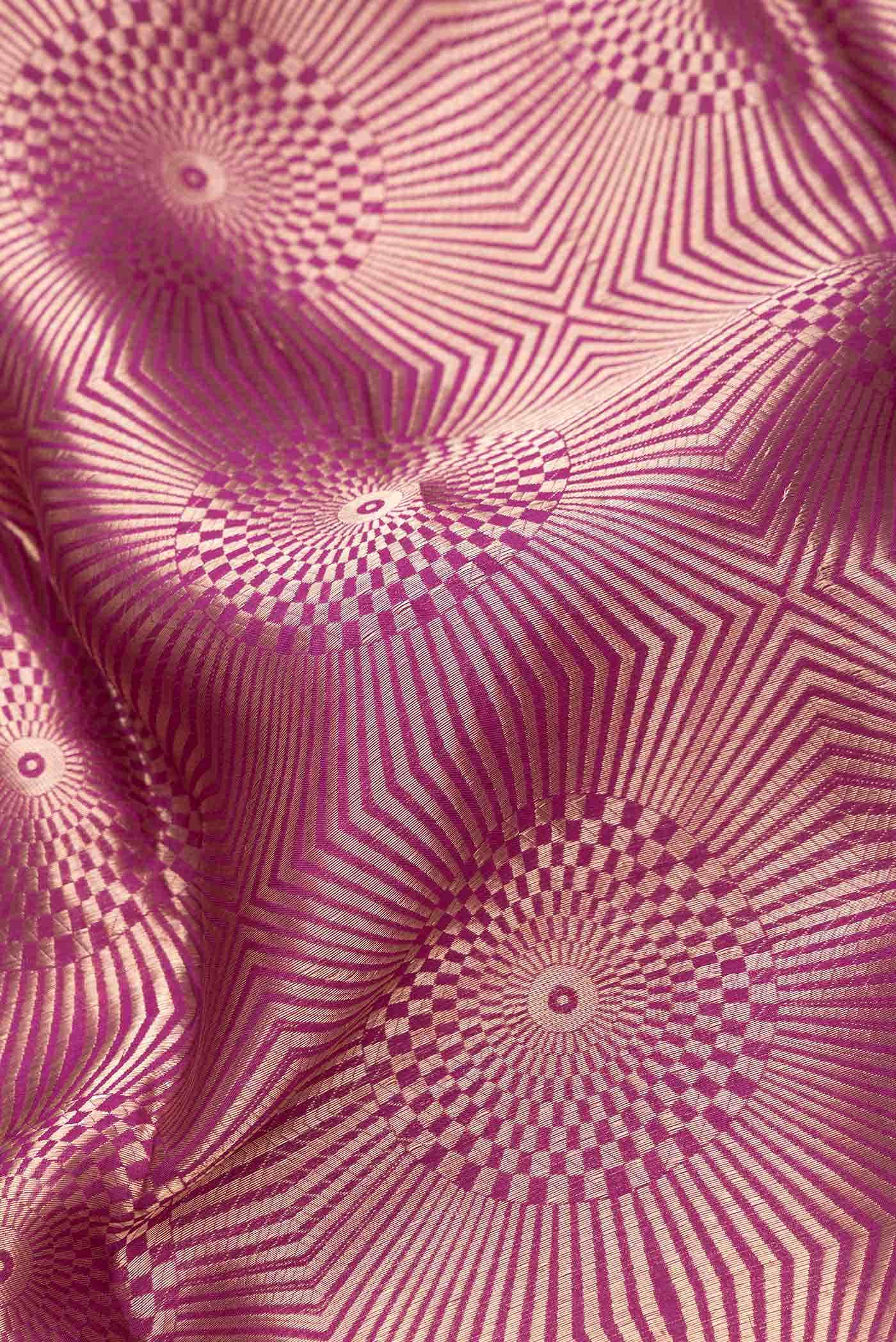 Pink Dual Tone Banarasi Silk Saree