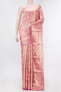 Pink Dual Tone Banarasi Silk Saree
