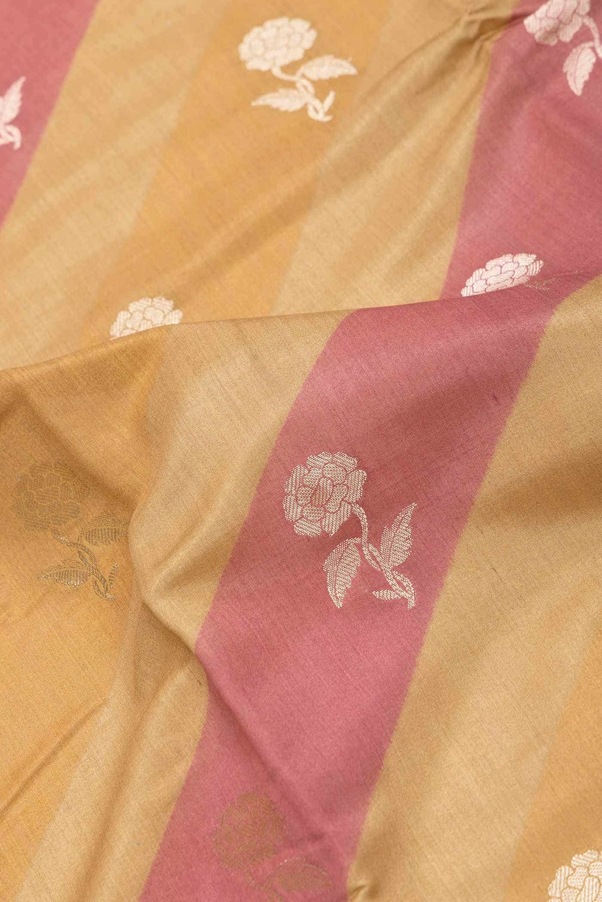 Multi Color Banarasi Raw Silk Saree