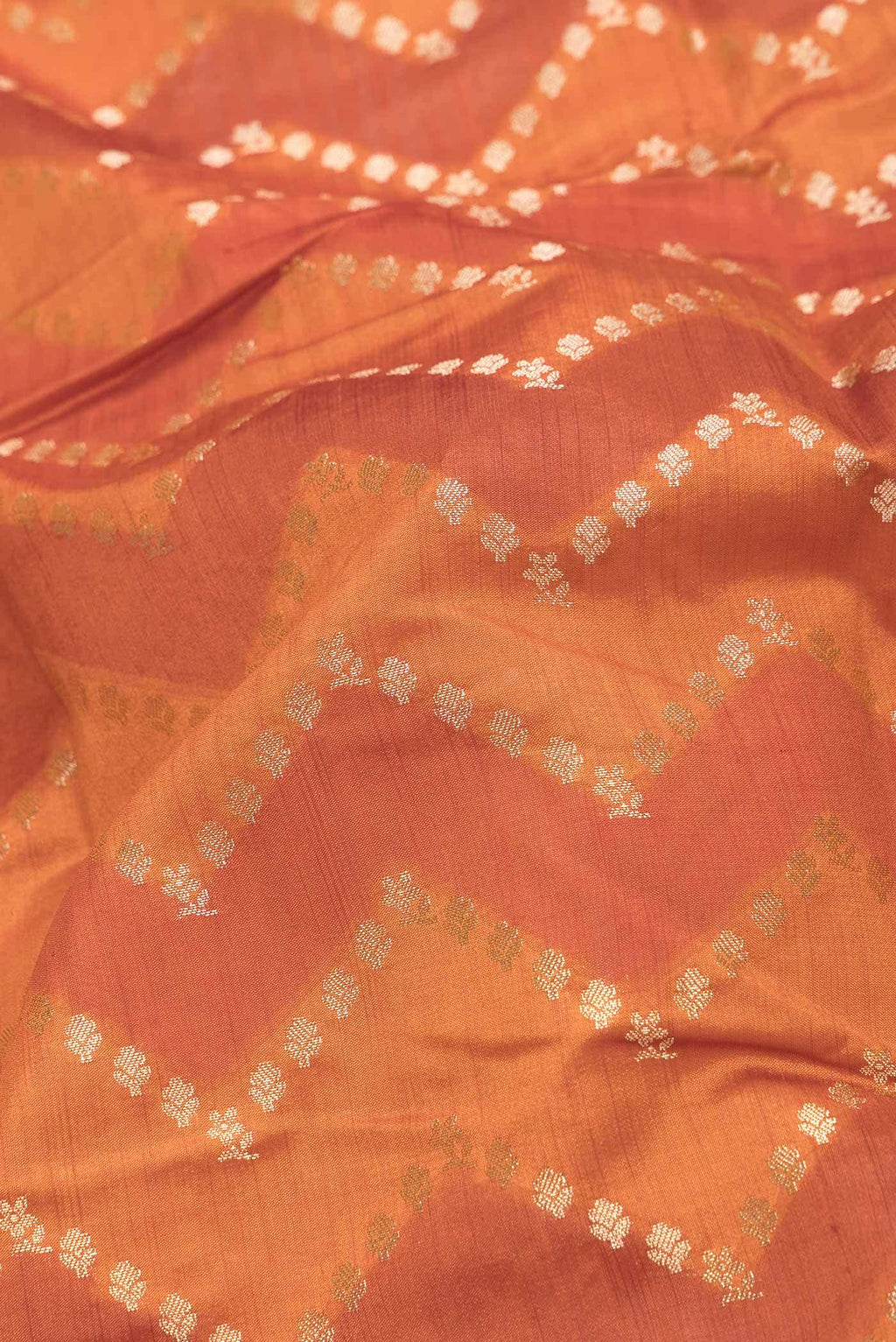 Mustard Dual Tone Tussar Silk Saree