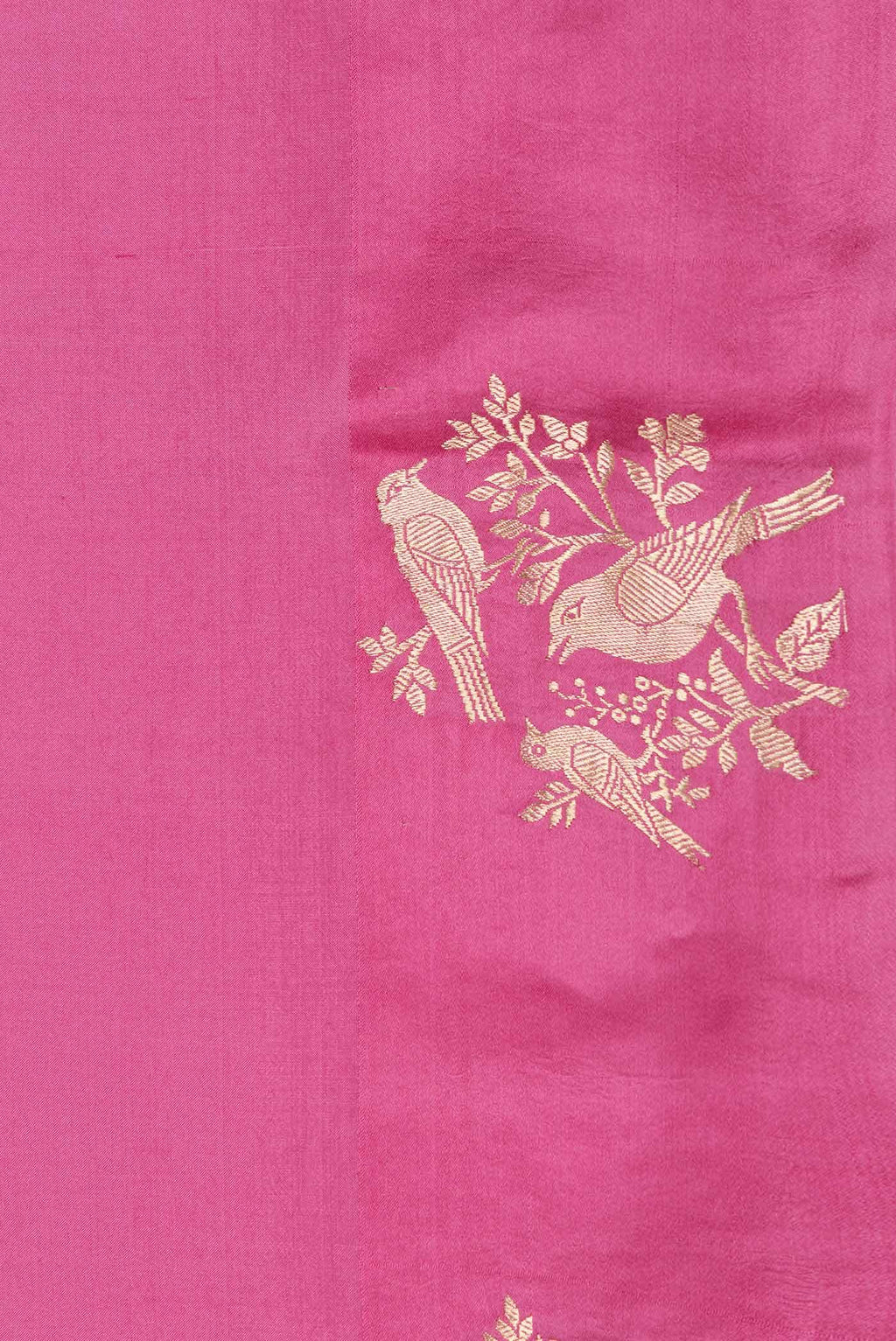 Pink Dual Tone Banarasi Silk Saree