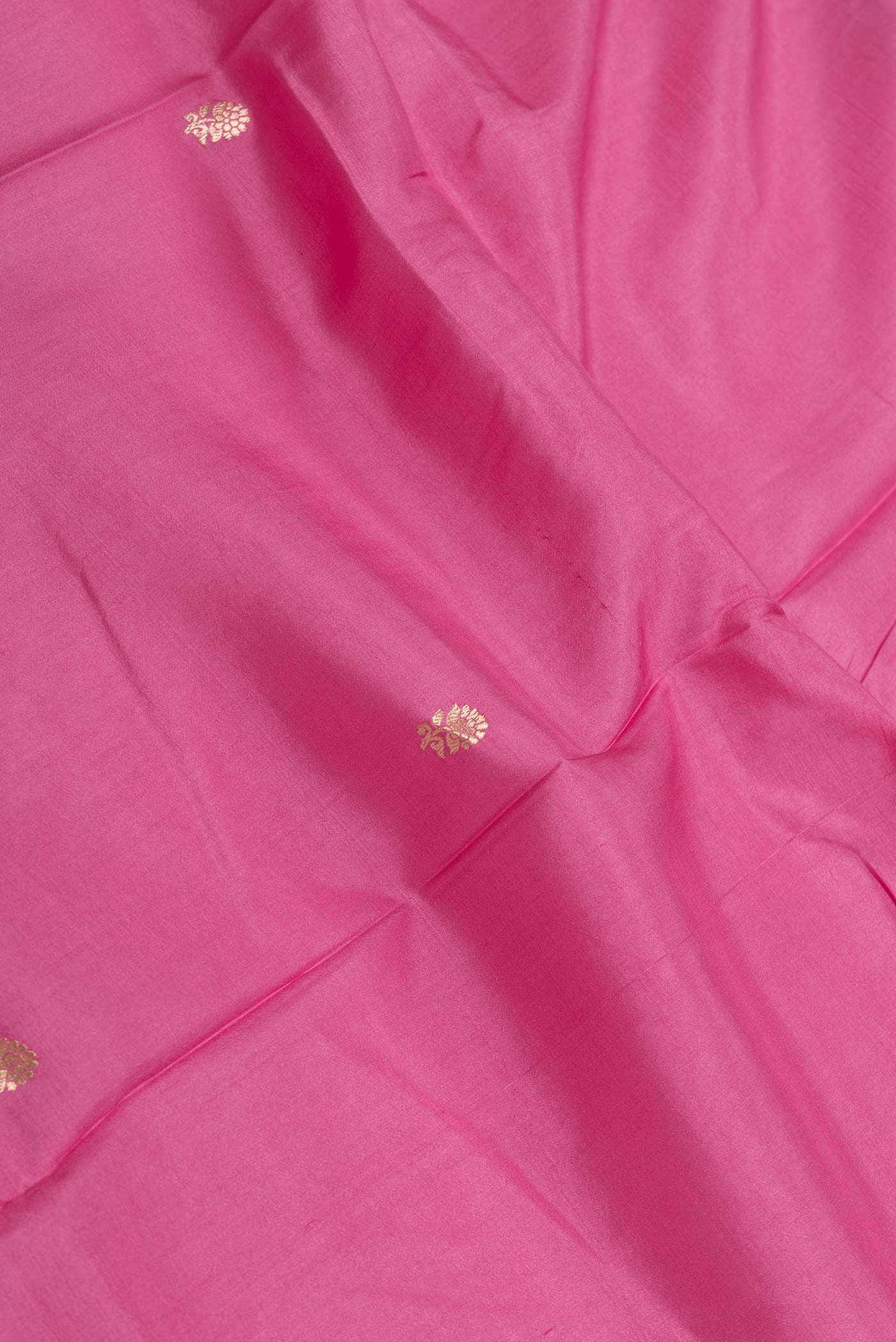 Pink Dual Tone Banarasi Silk Saree