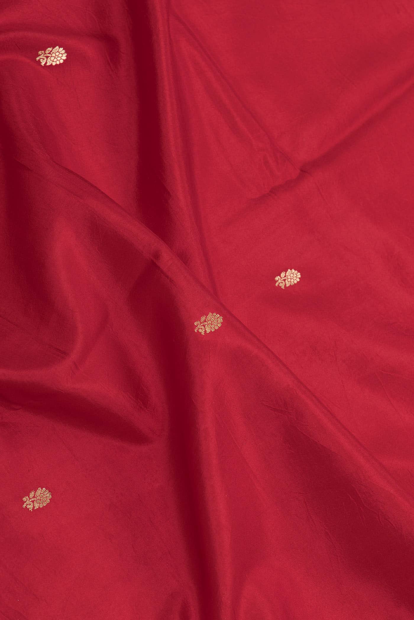 Red Dual Tone Banarasi Silk Saree