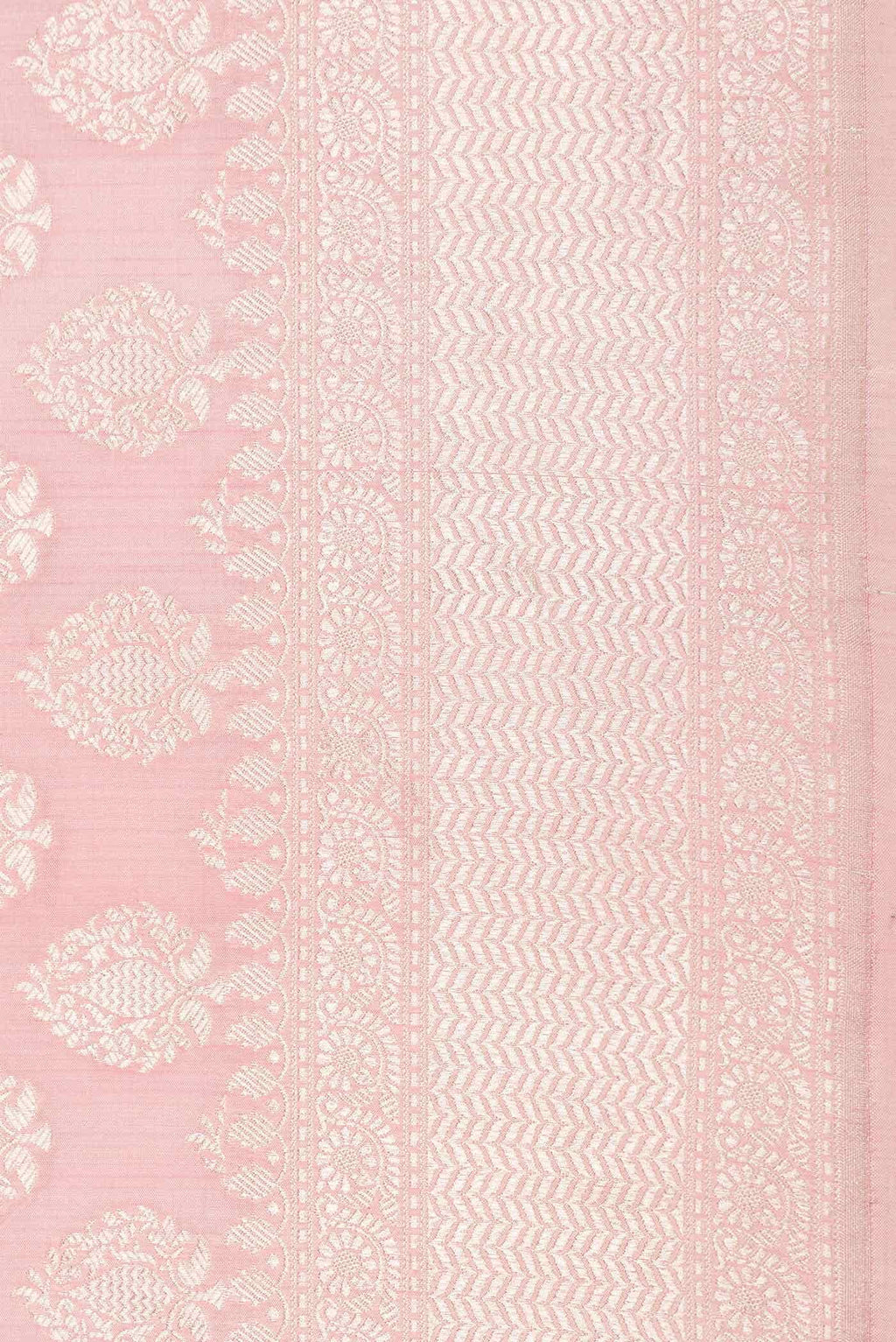 Pink Dual Tone Banarasi Silk Saree