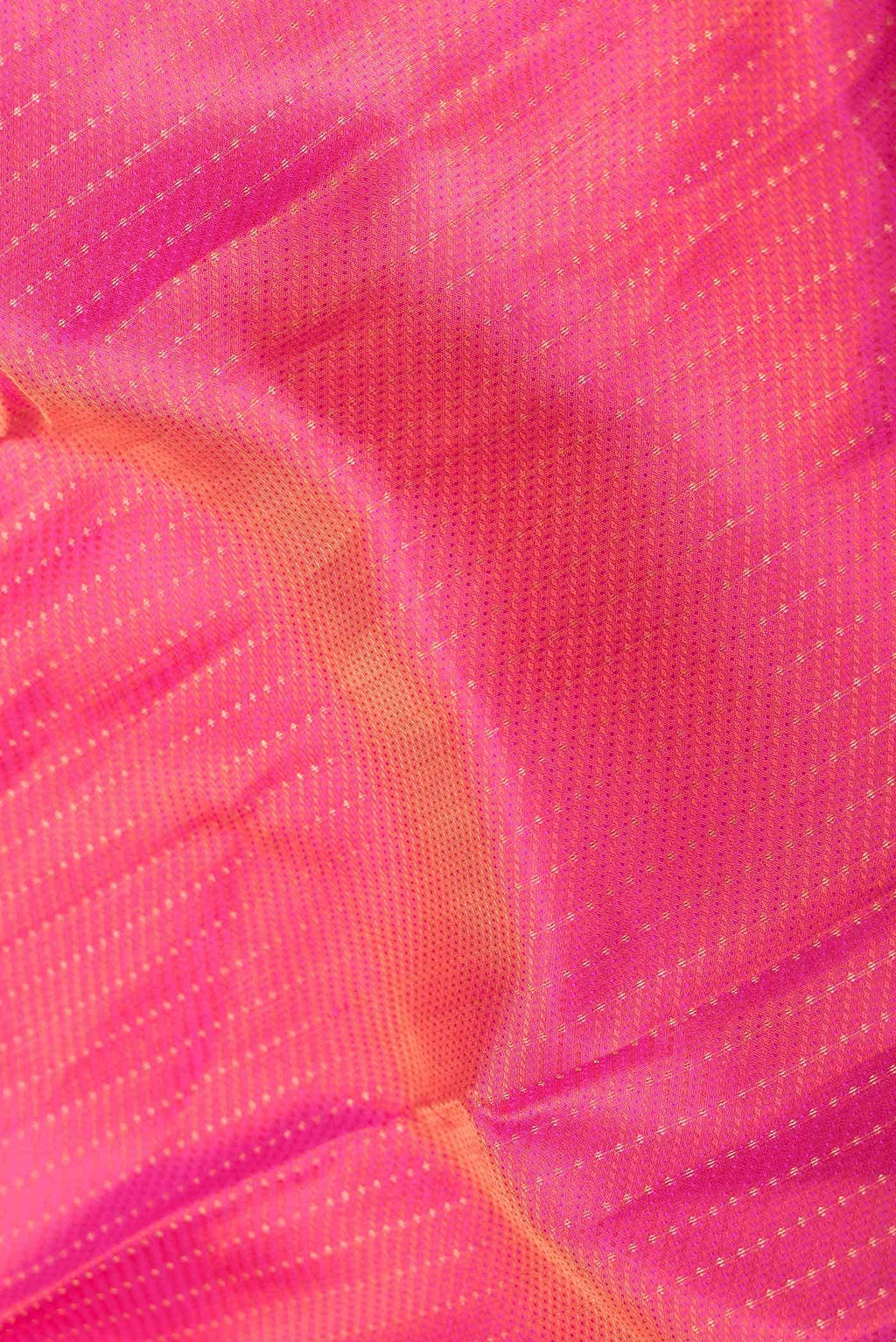 Dark Pink Dual Tone Kanchipuram Silk Saree