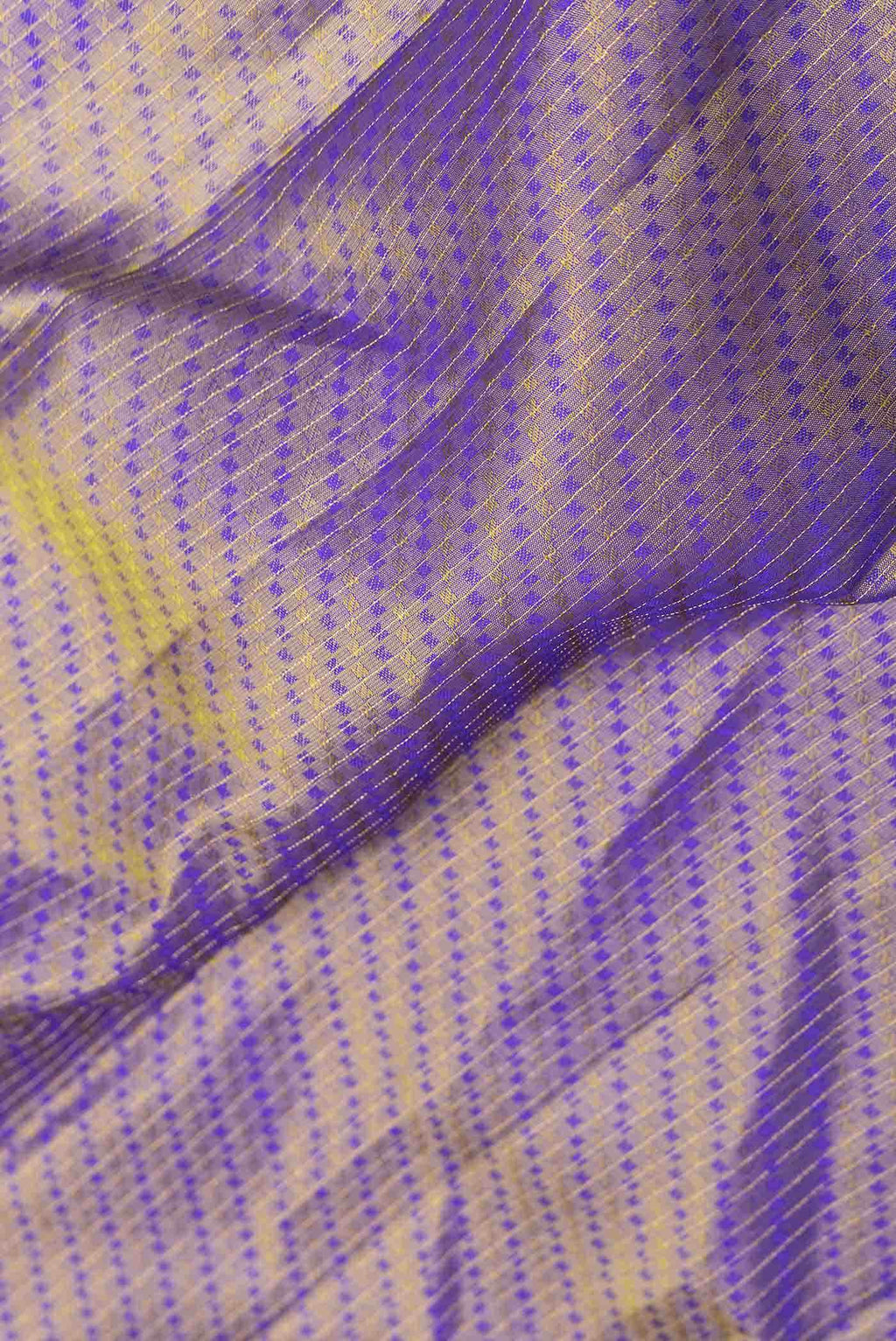 Blue Grey Dual Tone Kanchipuram Silk Saree