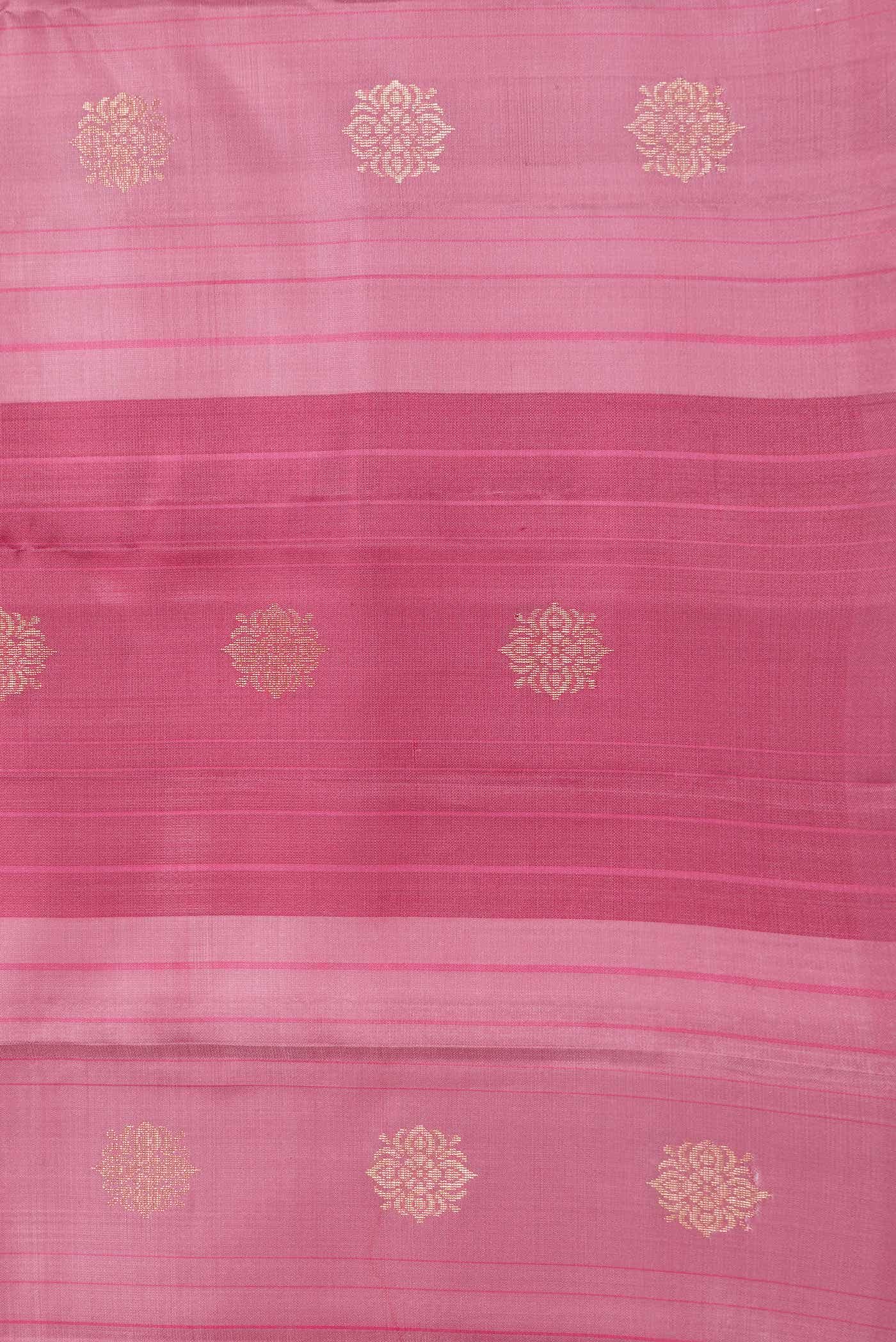 Pink Dual Tone Soft Silk Saree
