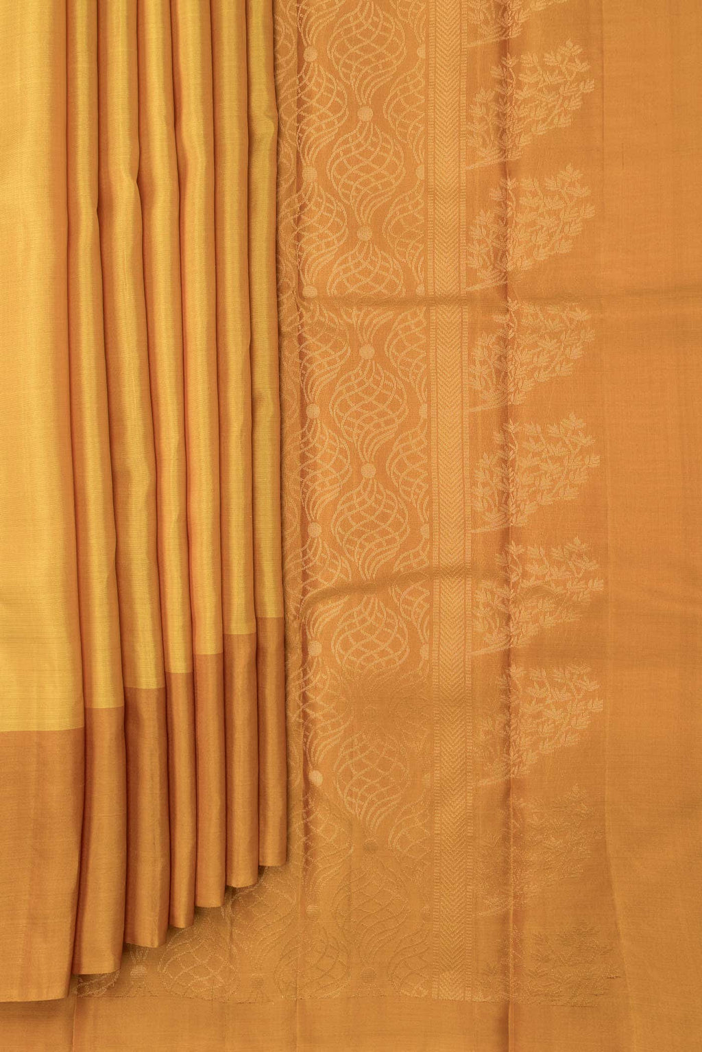 Mehandi Green Dual Tone Soft Silk Saree