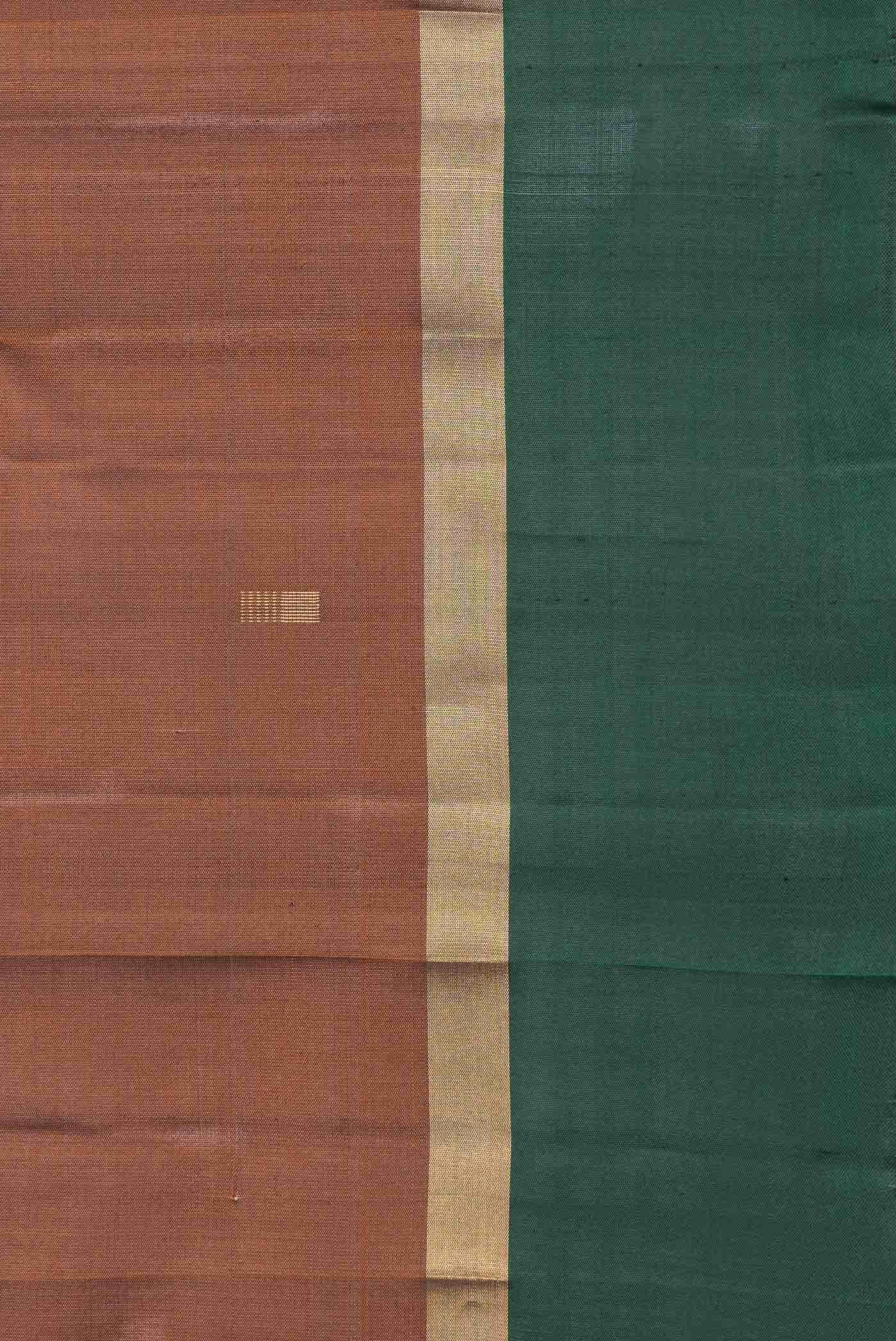 Bronze Dual Tone Soft Silk Saree