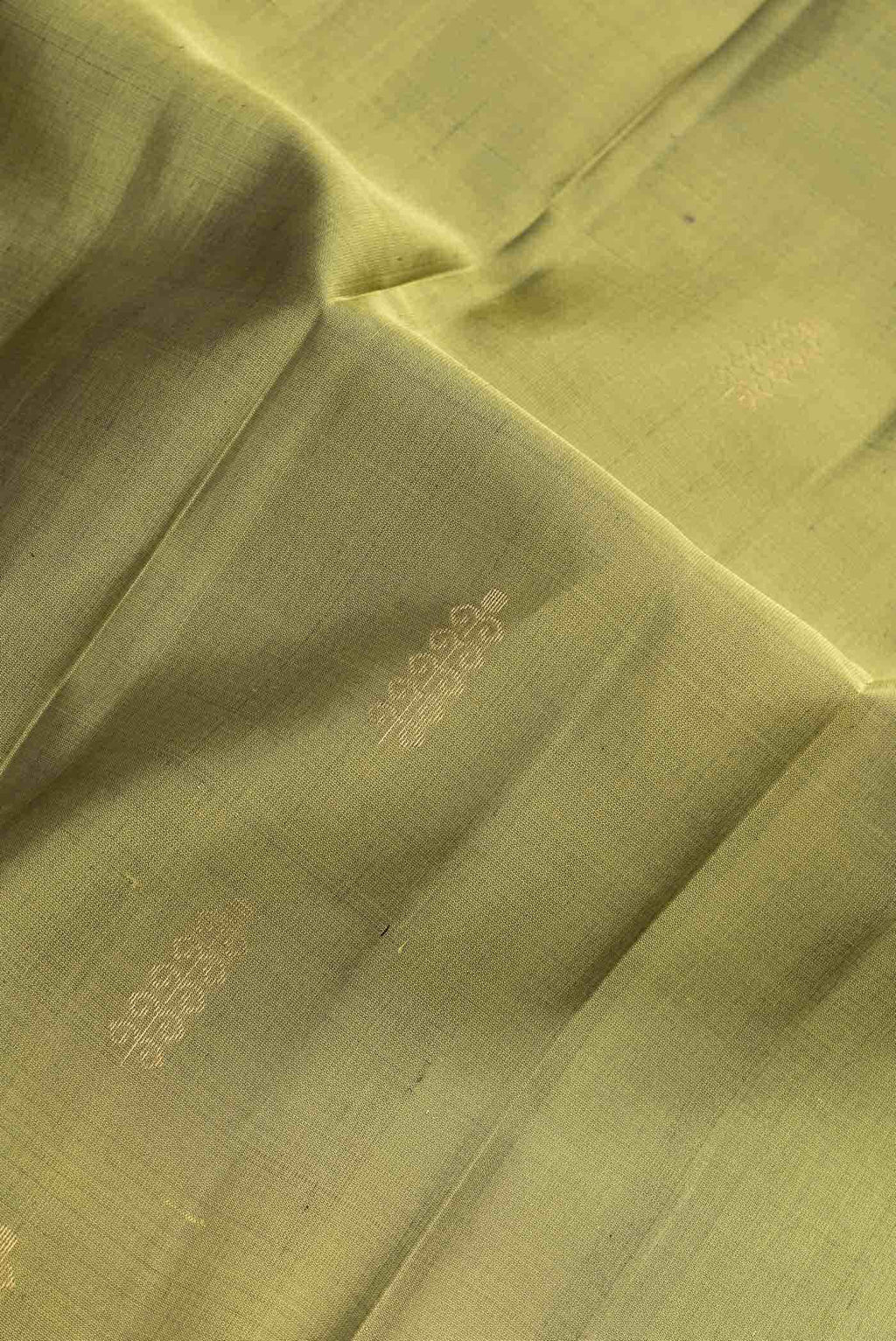 Green Dual Tone Soft Silk Saree