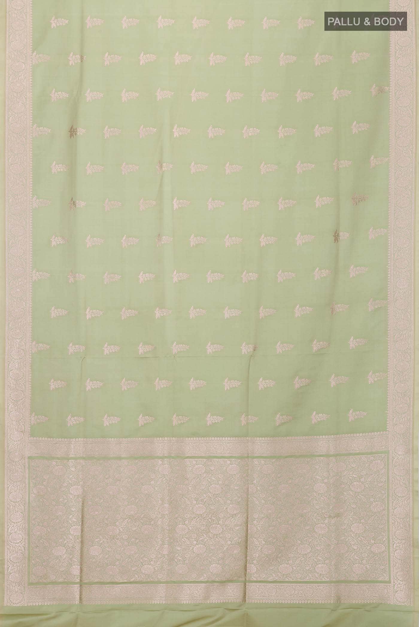 Green Banarasi Silk Saree