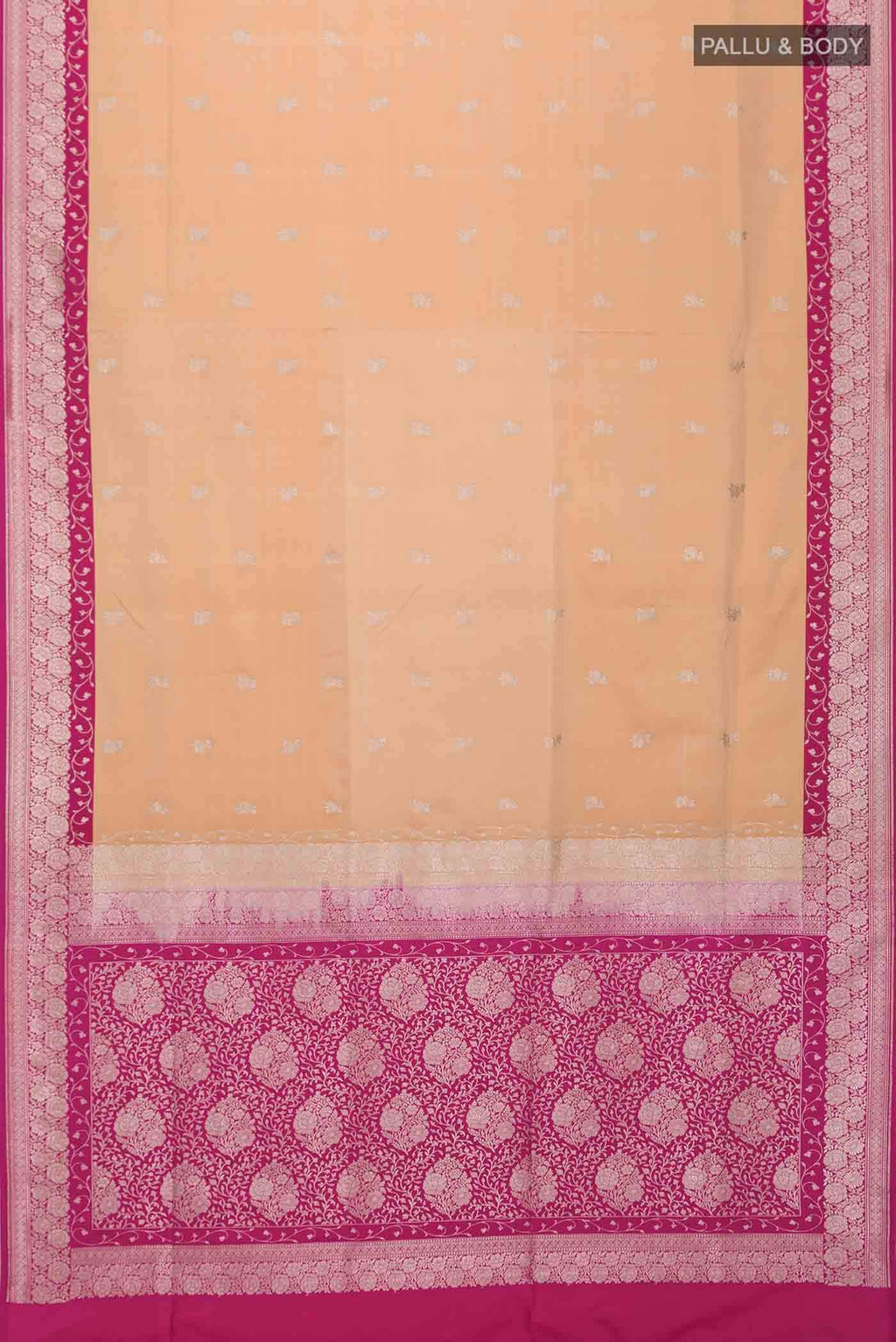 Sandal Banarasi Silk Saree