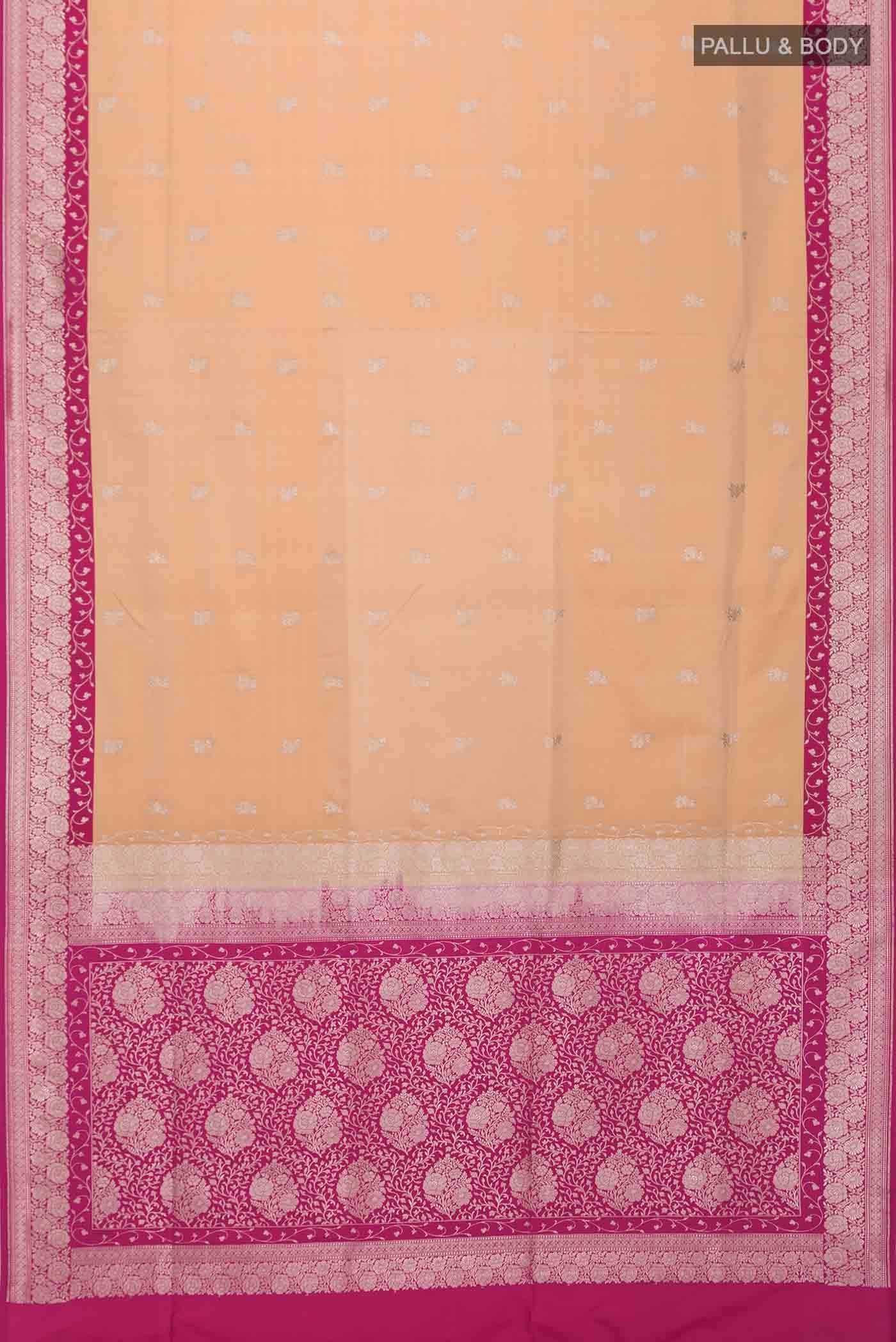 Sandal Banarasi Silk Saree