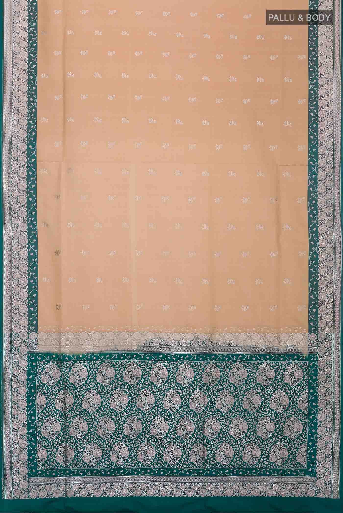 Sandal Banarasi Silk Saree