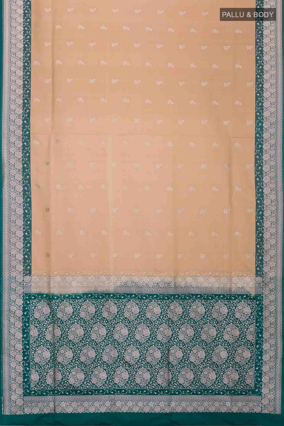Sandal Banarasi Silk Saree
