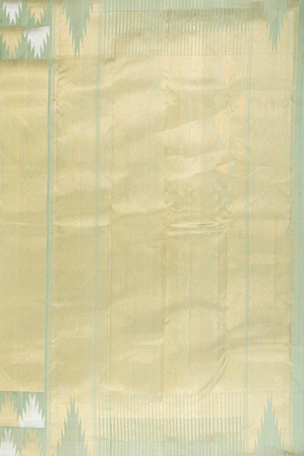 Light Green Dual Tone Kanchipuram Silk Saree
