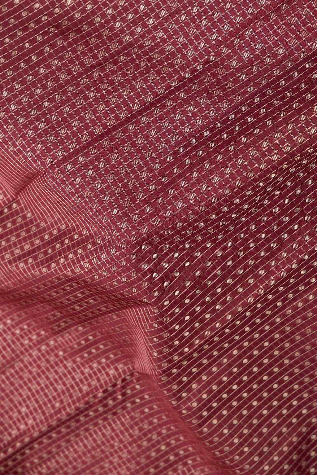 Maroon Dual Tone Soft Silk Saree