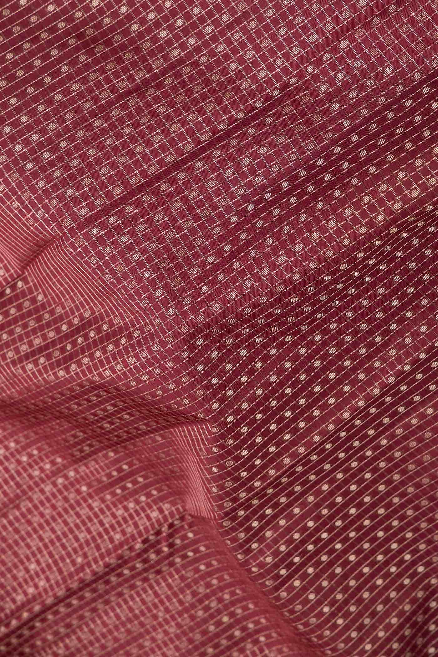 Maroon Dual Tone Soft Silk Saree
