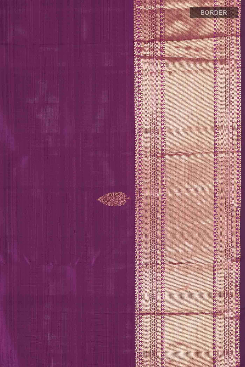 Purple Kanchipuram Silk Saree