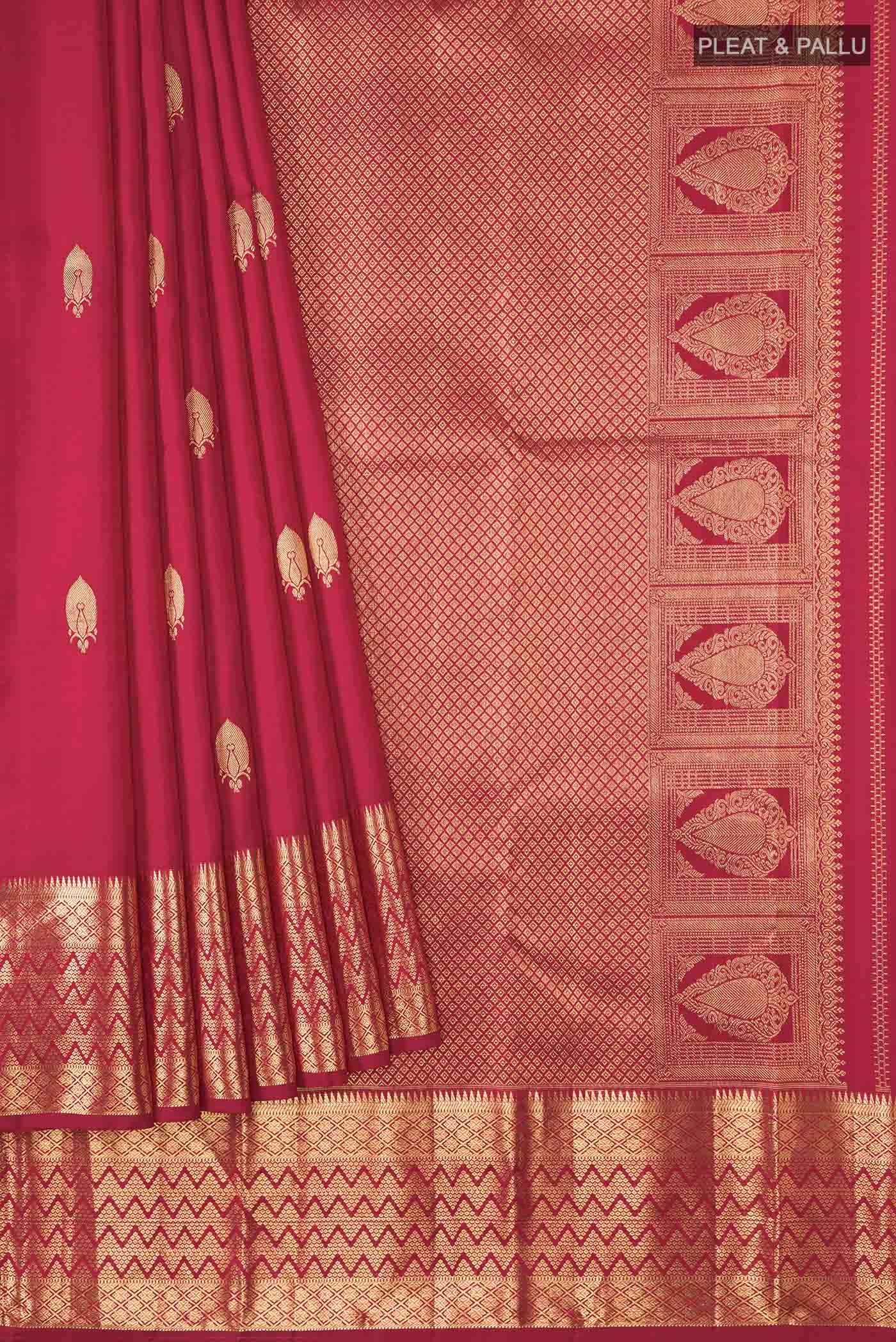 Red Kanchipuram Silk Saree