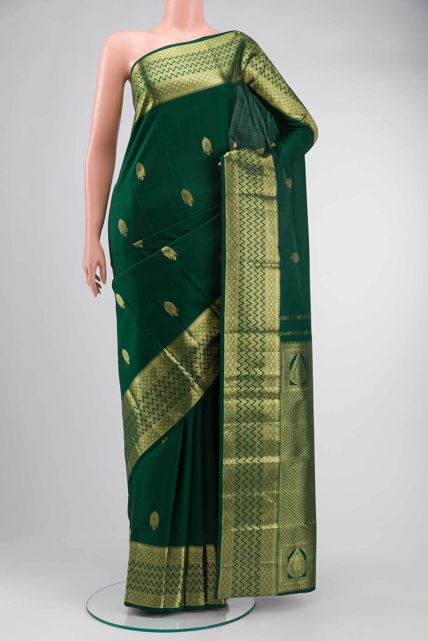 Green Kanchipuram Silk Saree