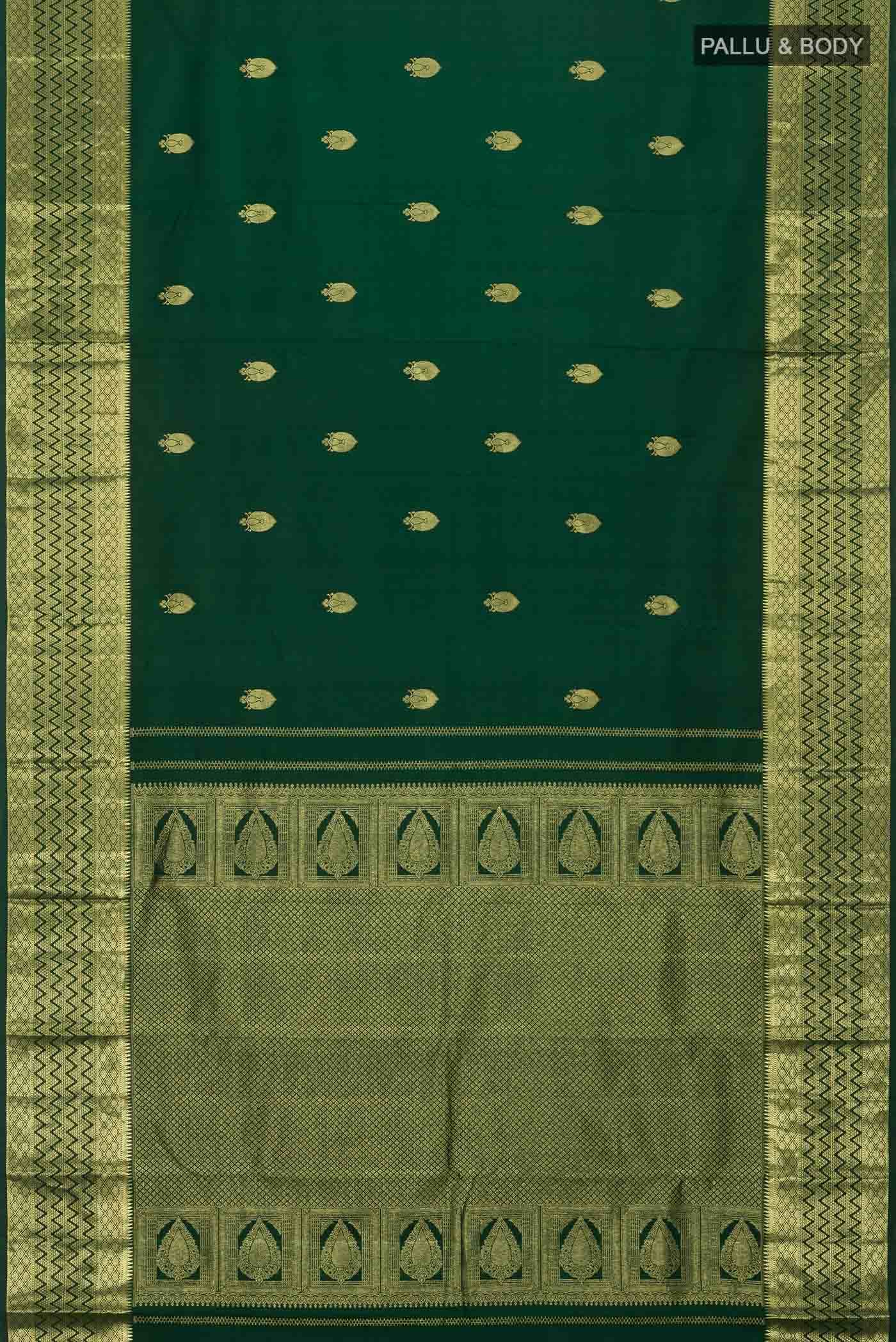Green Kanchipuram Silk Saree