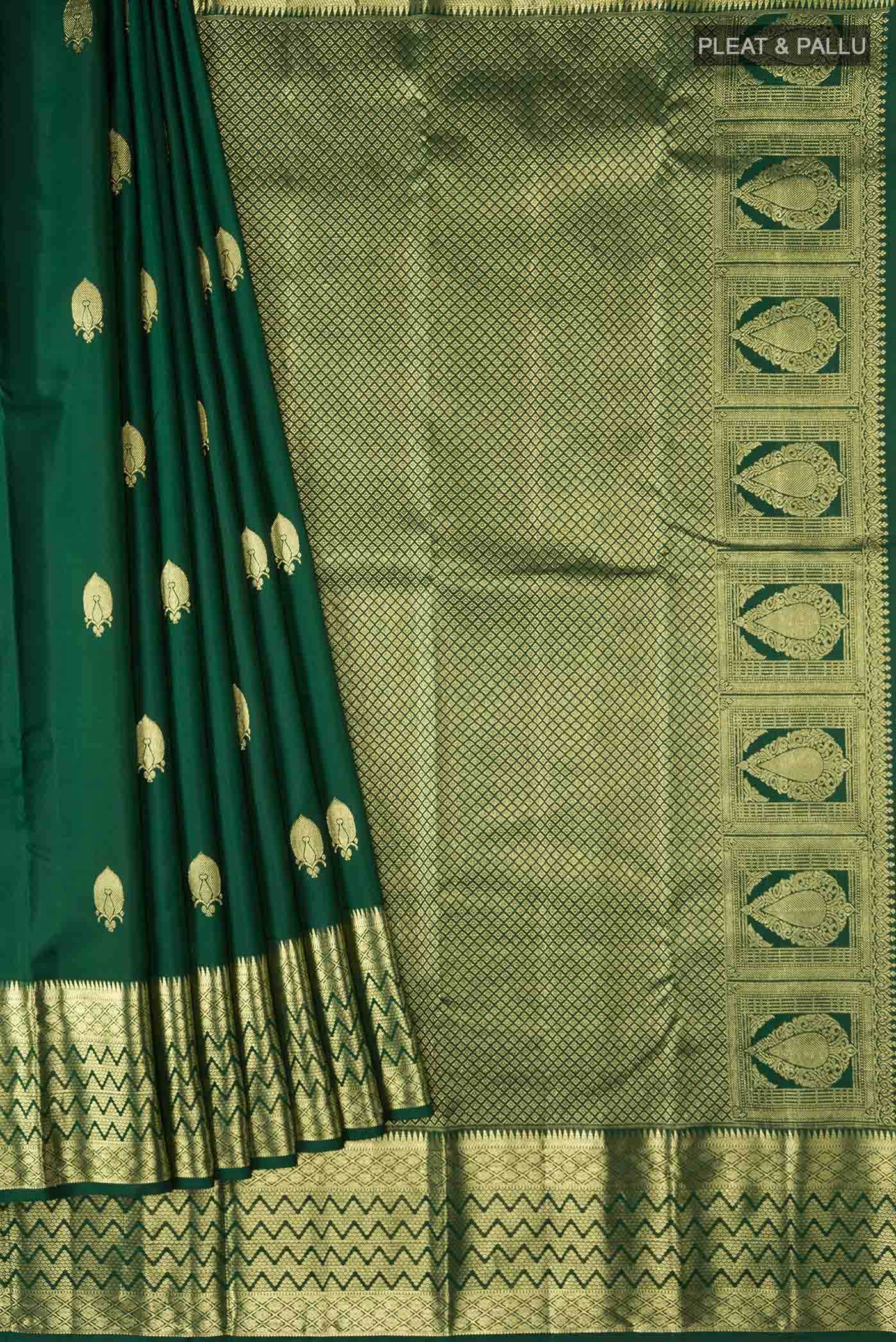 Green Kanchipuram Silk Saree