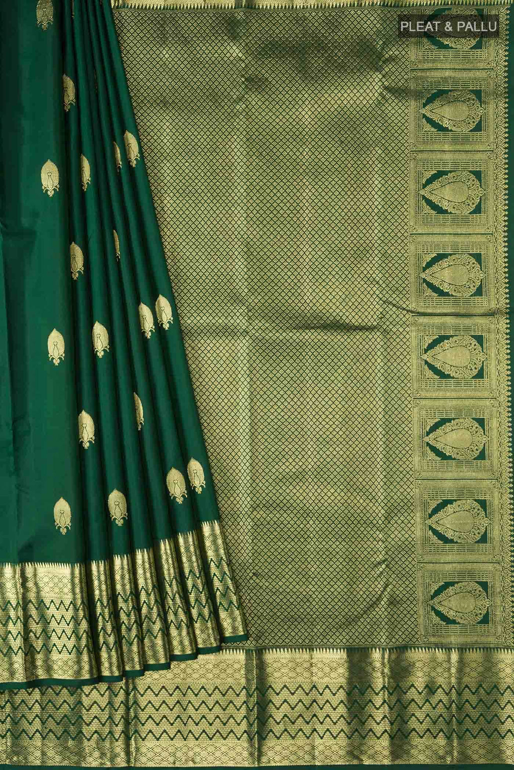 Green Kanchipuram Silk Saree