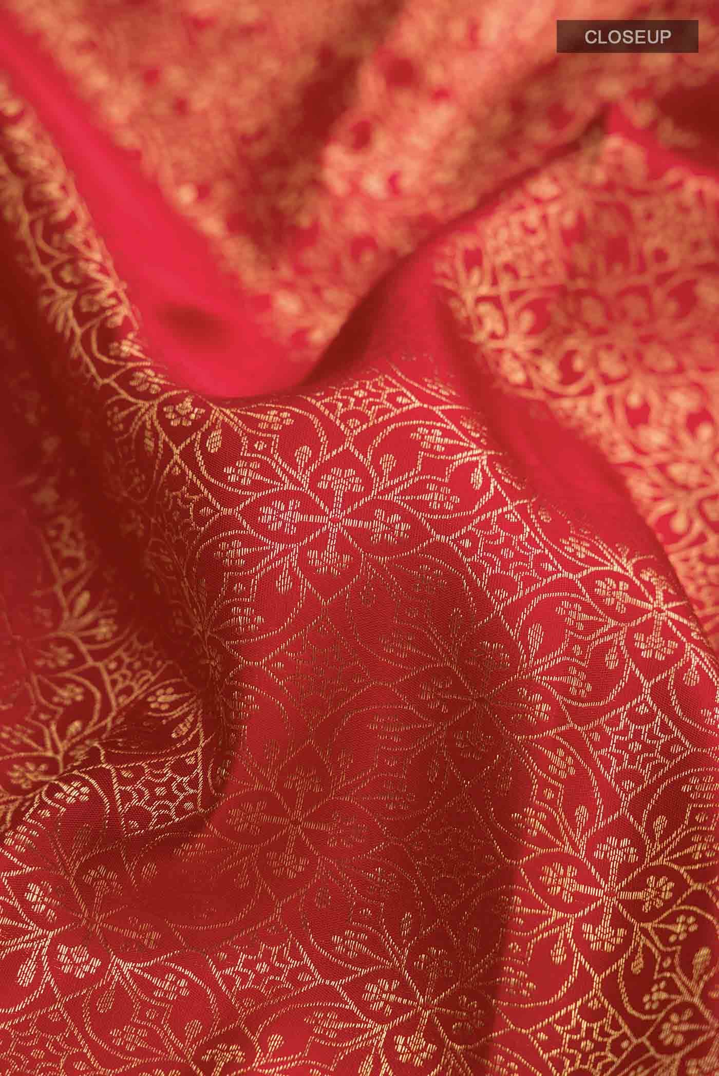 Red Kanchipuram Silk Saree