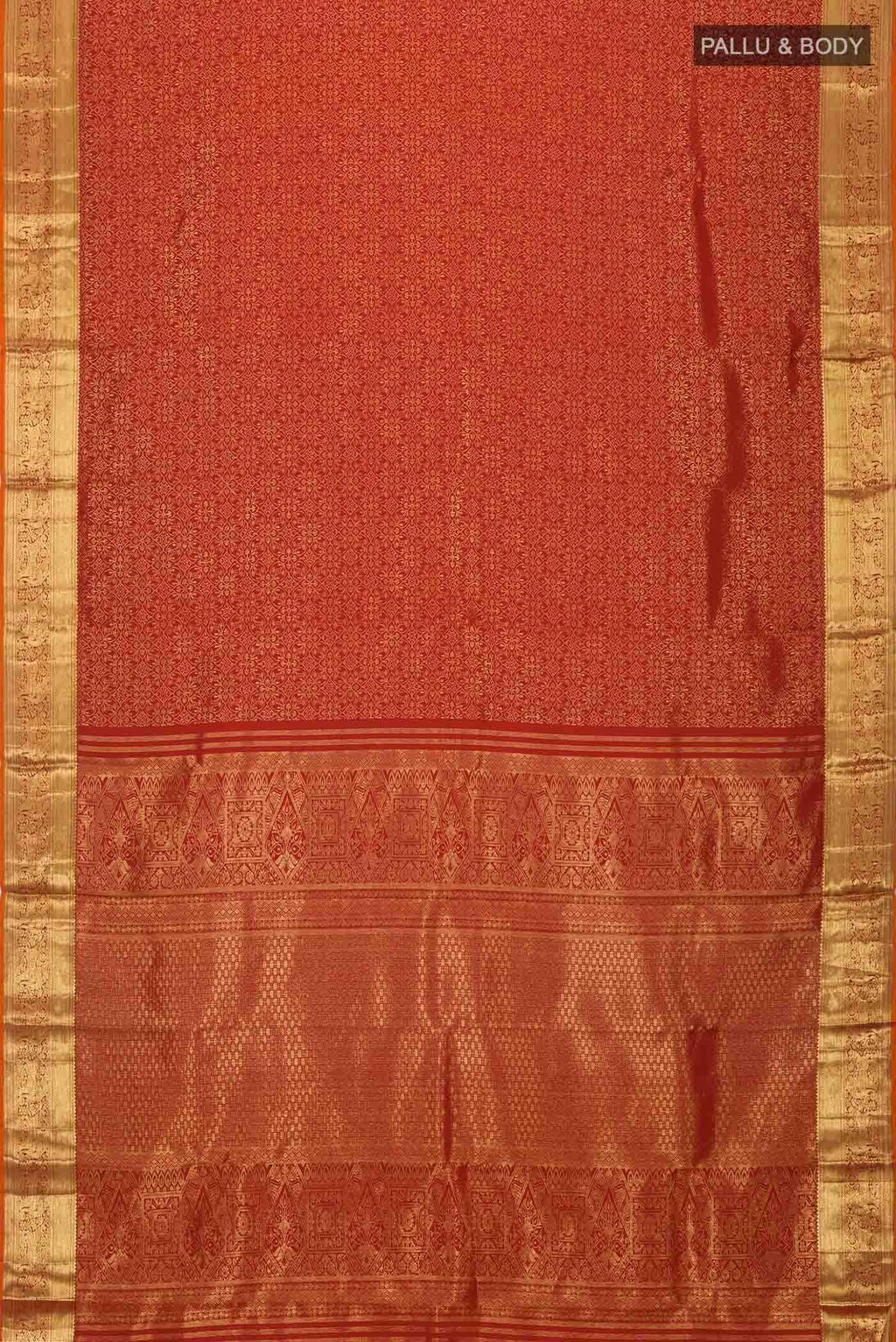 Red Kanchipuram Silk Saree