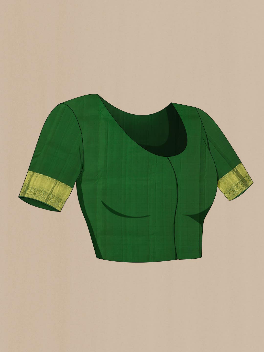 Green Kanchipuram Silk Saree