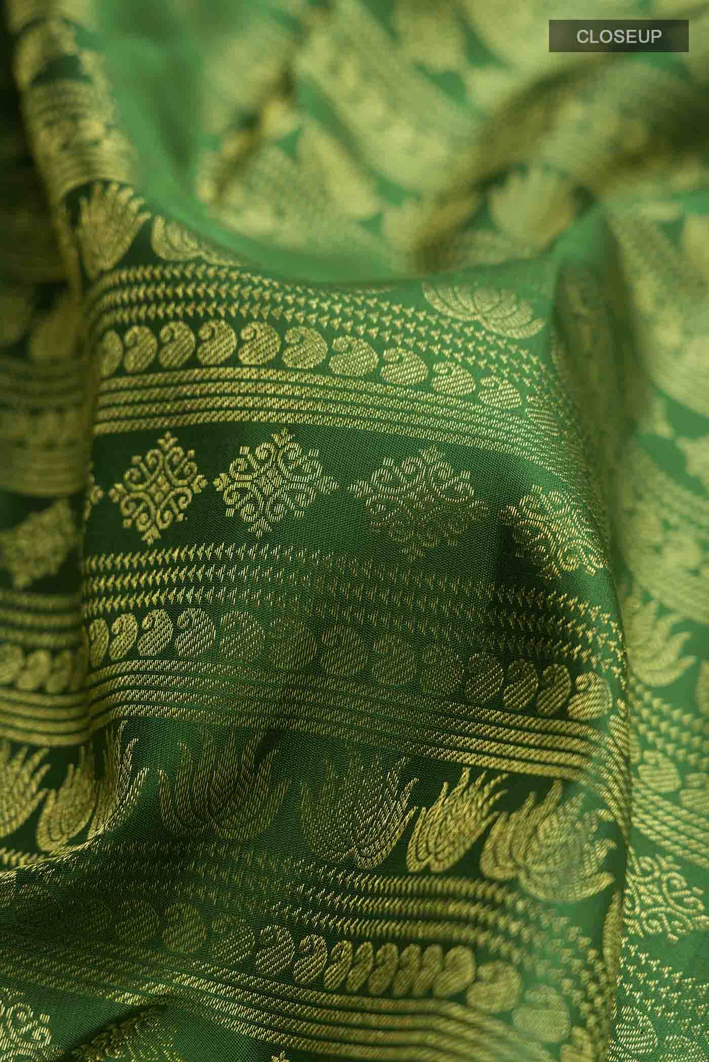 Green Kanchipuram Silk Saree