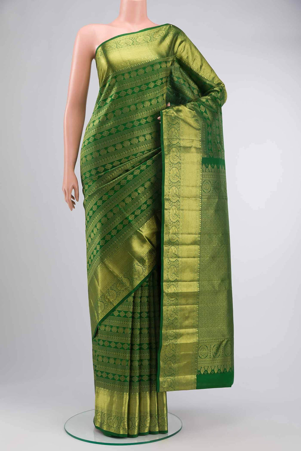 Green Kanchipuram Silk Saree