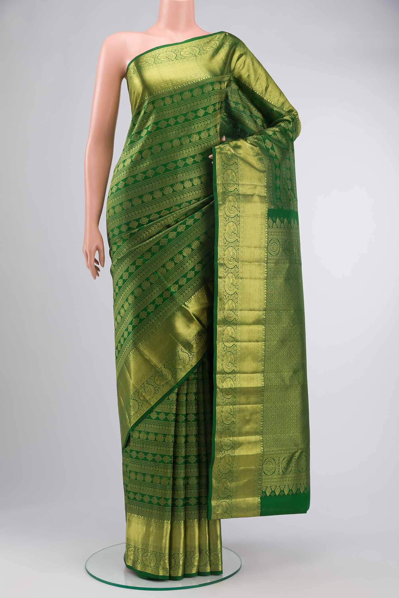 Green Kanchipuram Silk Saree