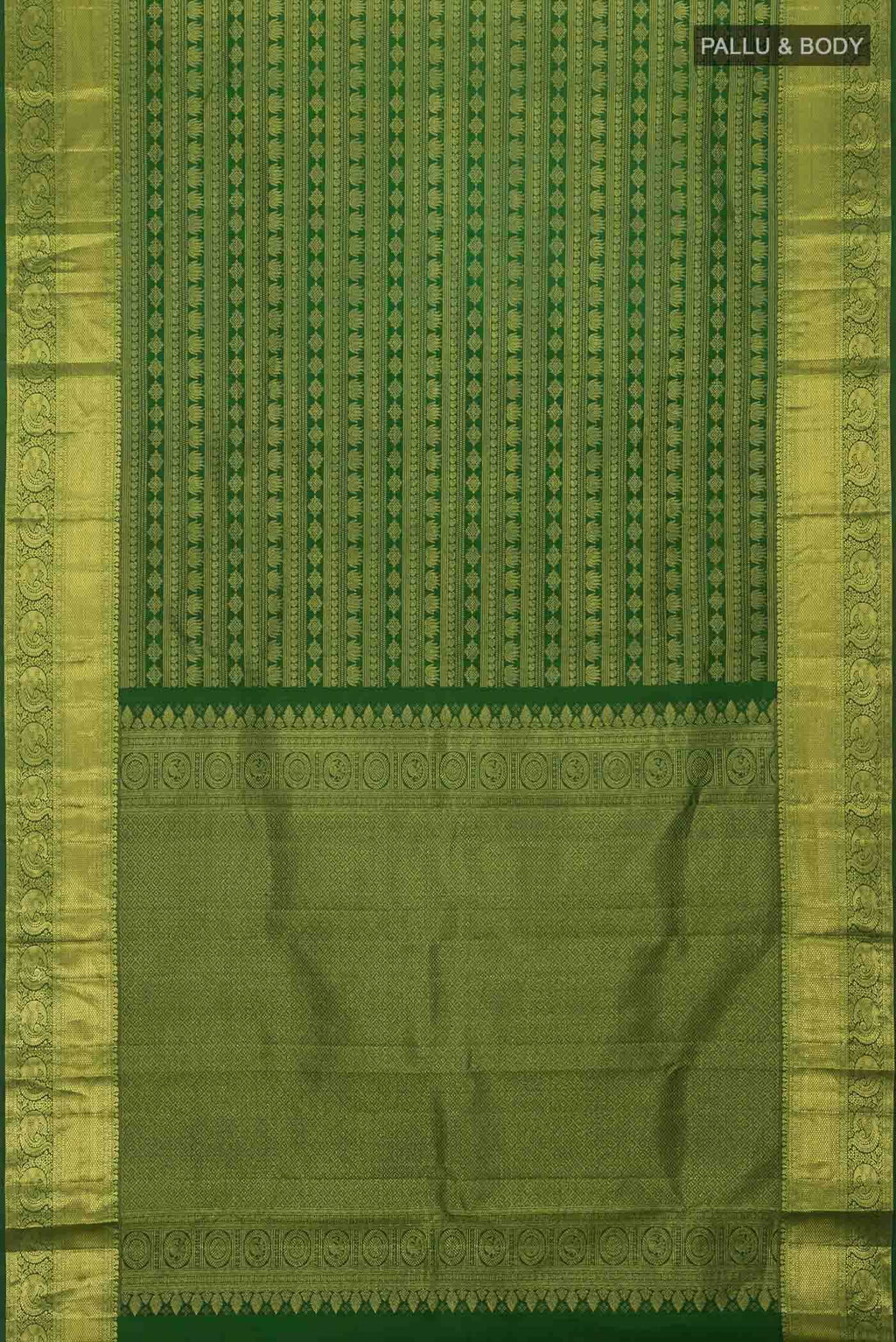 Green Kanchipuram Silk Saree
