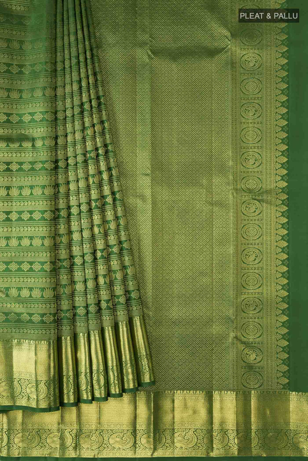 Green Kanchipuram Silk Saree