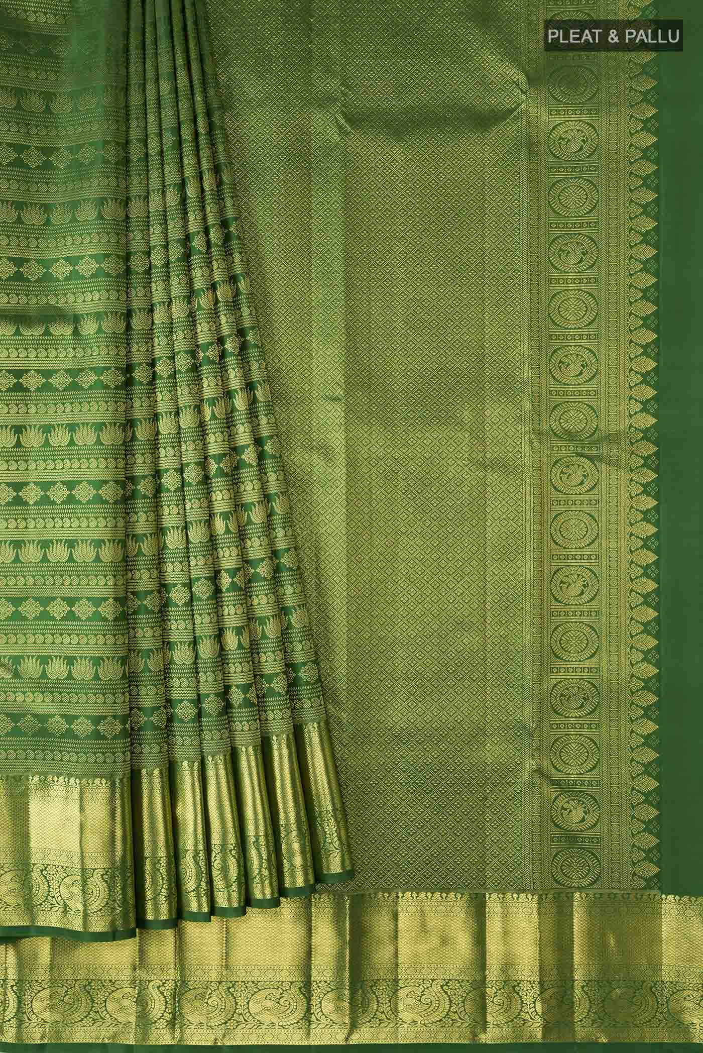Green Kanchipuram Silk Saree
