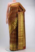 Maroon Kanchipuram Silk Saree