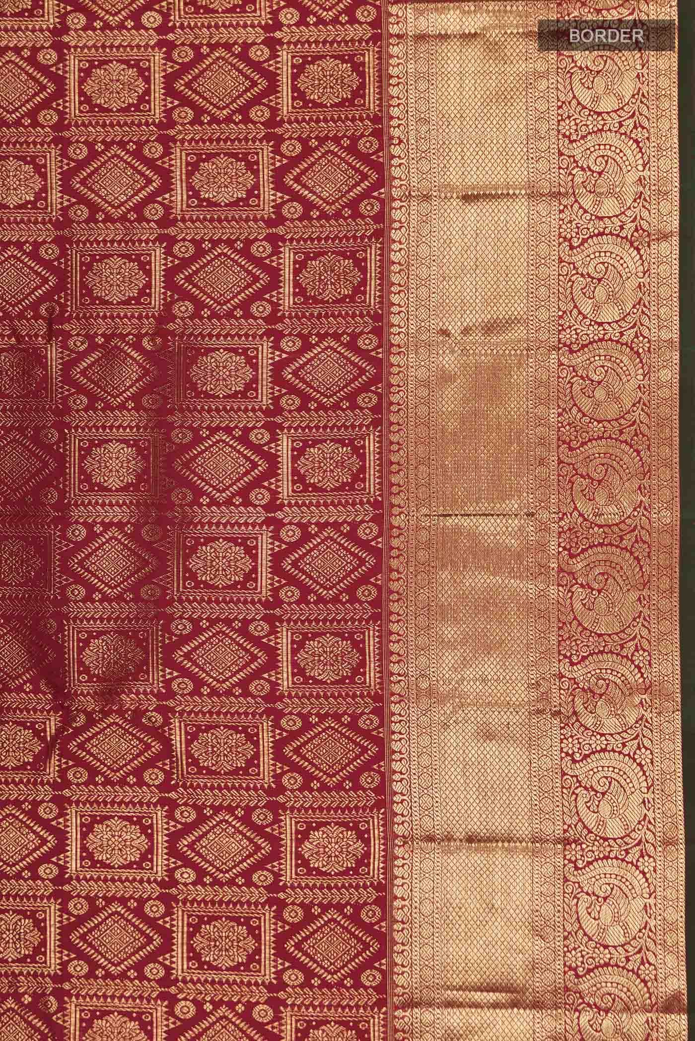 Red Kanchipuram Silk Saree