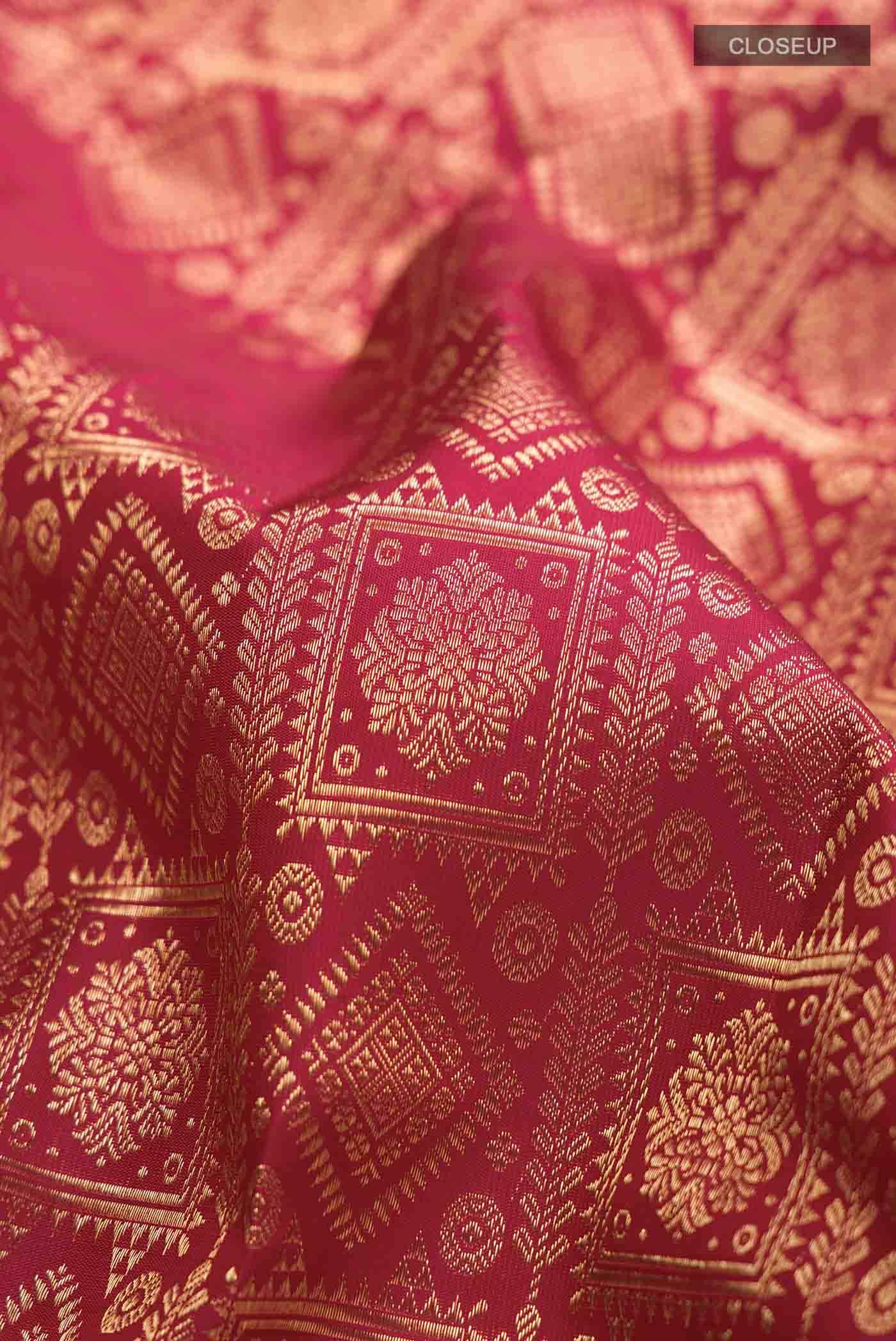 Red Kanchipuram Silk Saree