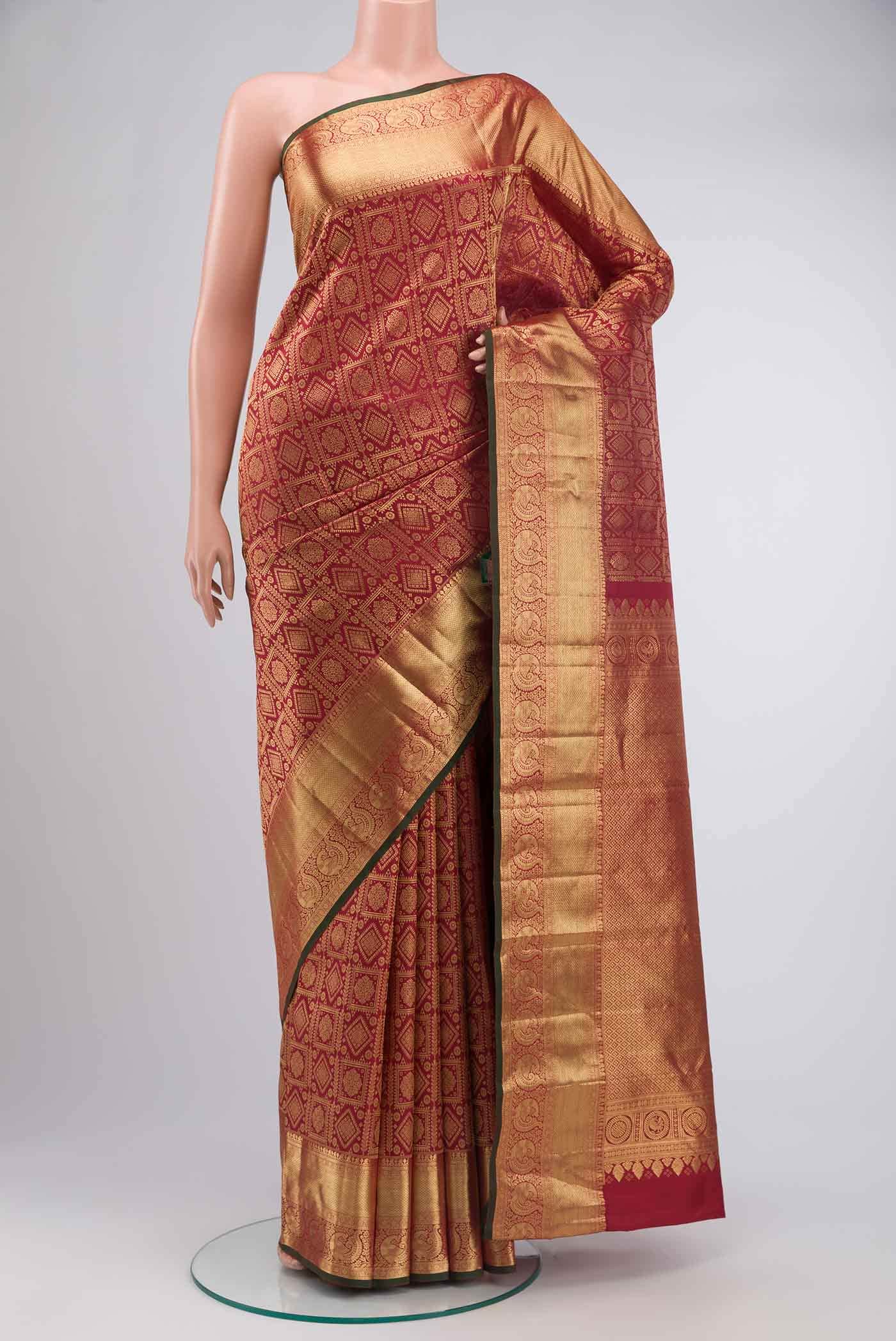 Red Kanchipuram Silk Saree