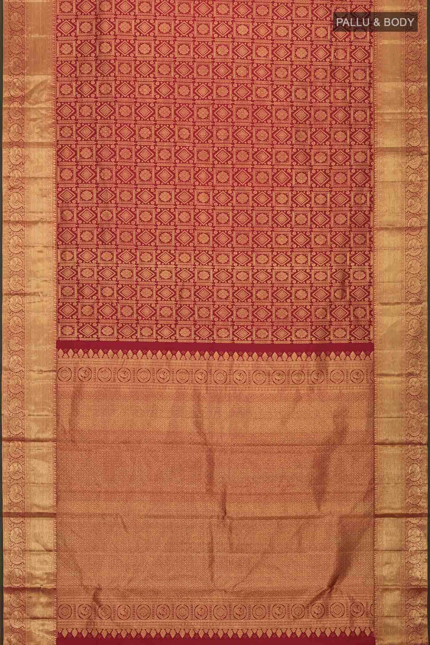 Red Kanchipuram Silk Saree