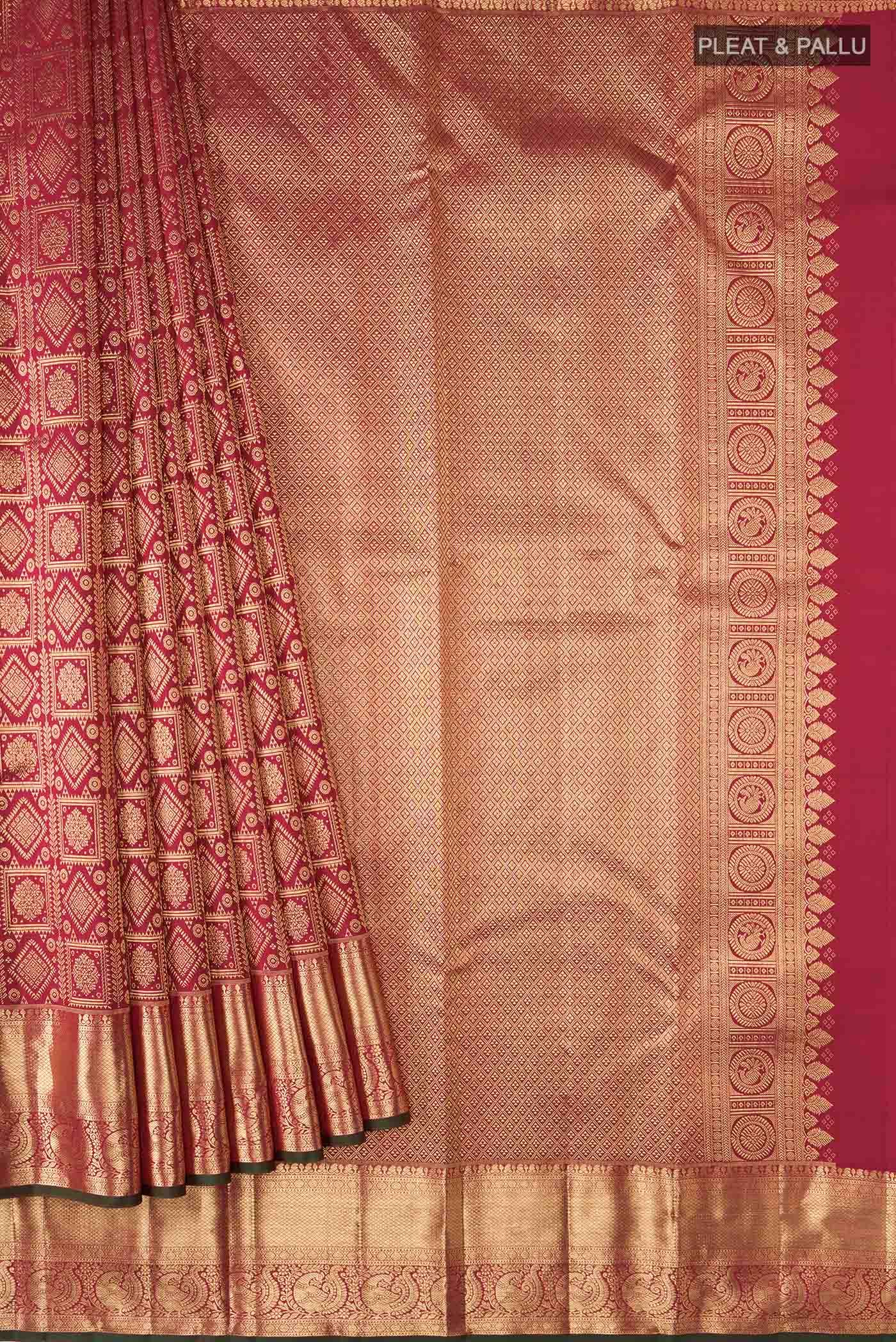 Red Kanchipuram Silk Saree